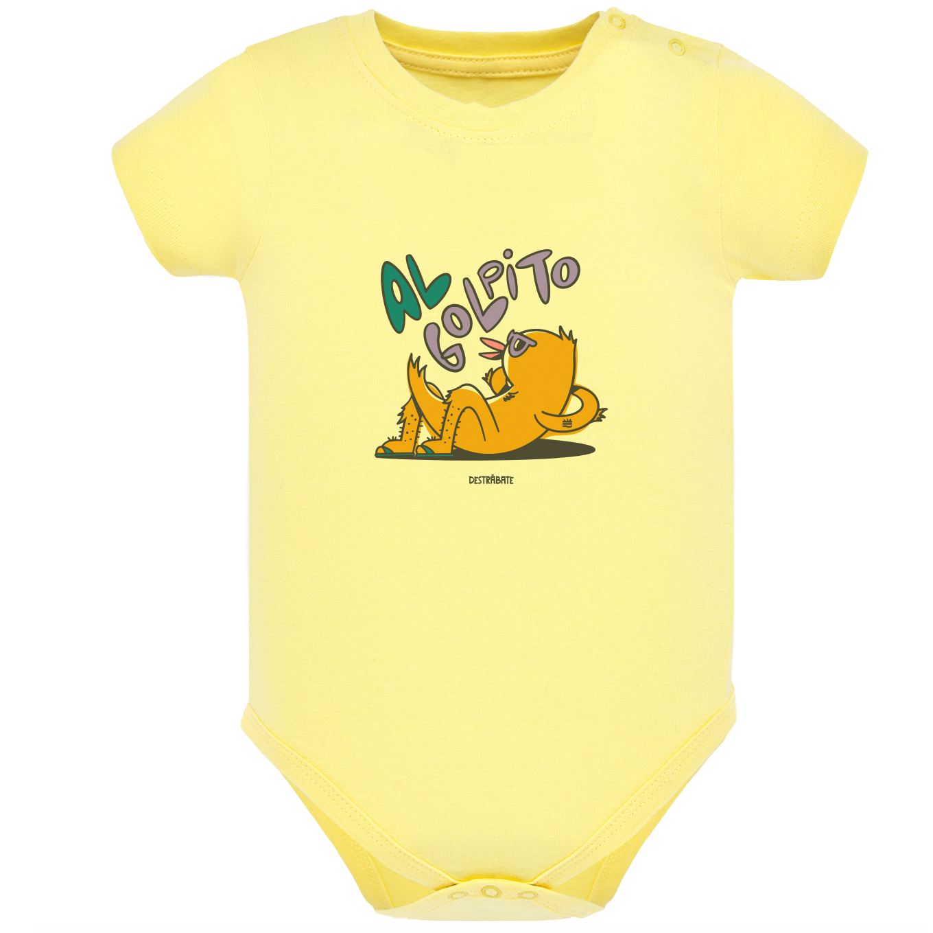 Body de bebé Amarillo ¨Al golpito¨