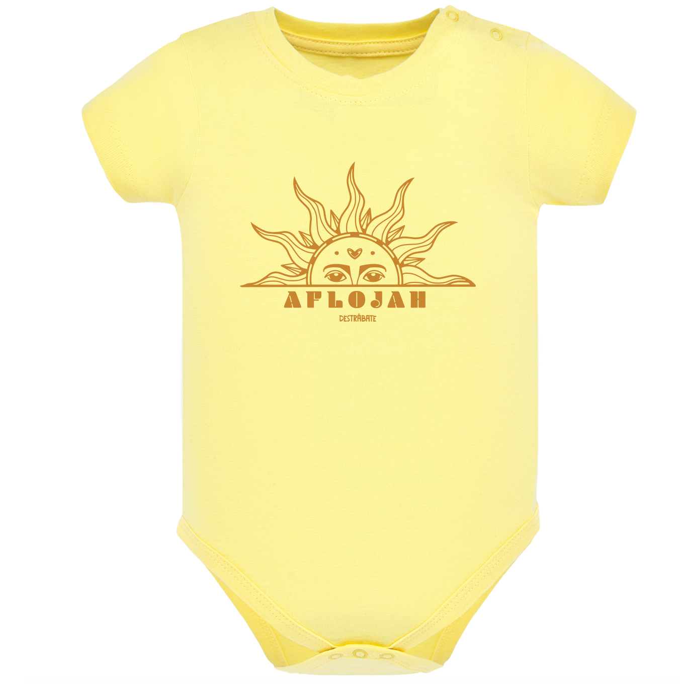 Body de bebé Amarillo ¨Aflojah¨ Opción 2