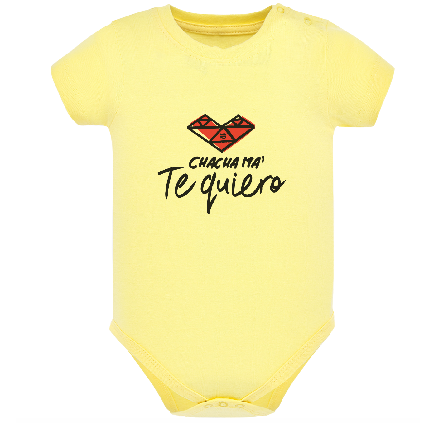 Body de bebé Amarillo ¨Chacha ma¨