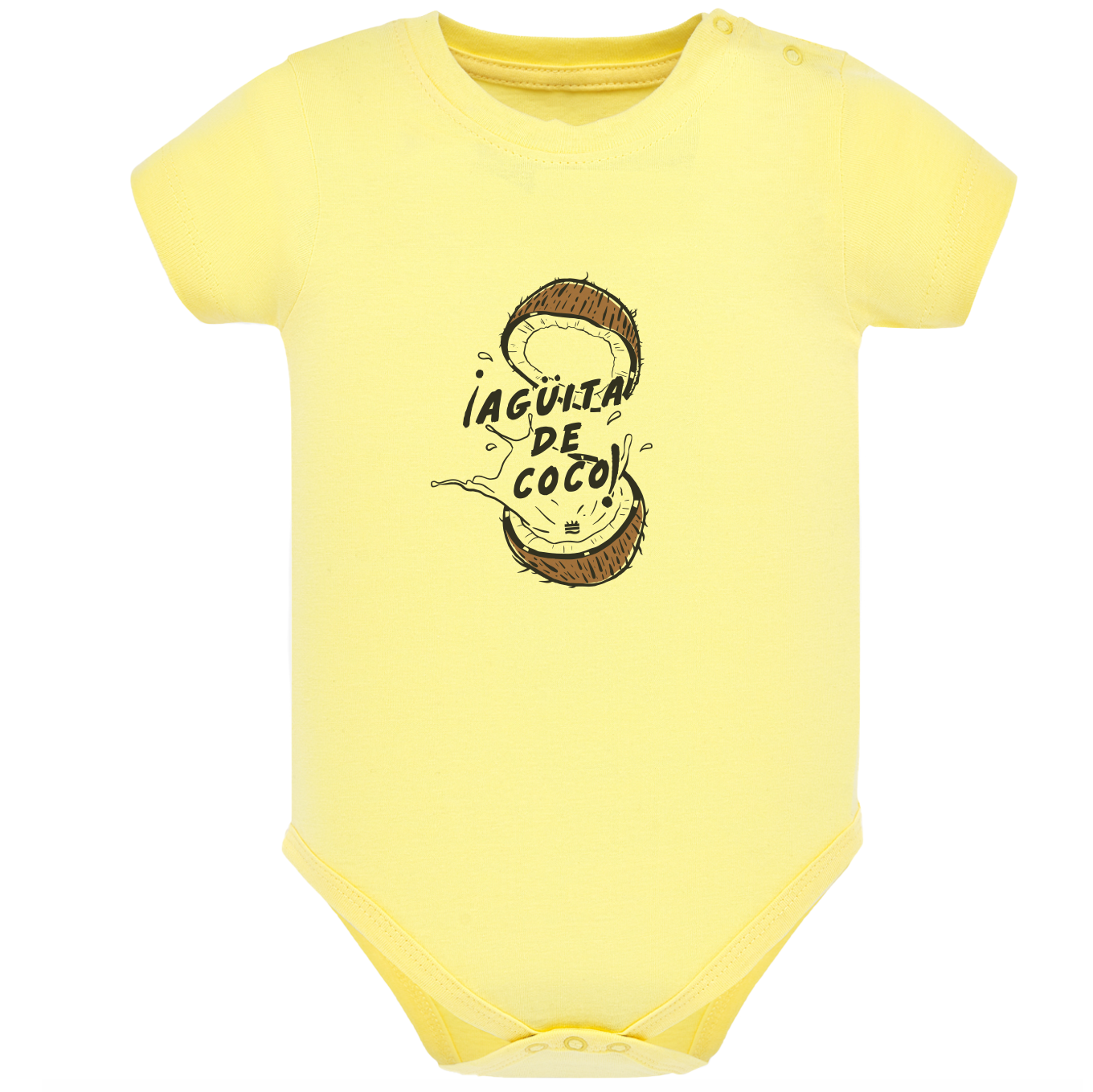 Body de bebé Amarillo ¨Agüita de coco¨