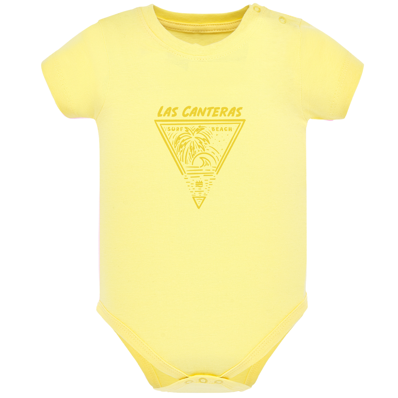Body de bebé Amarillo ¨Las Canteras¨ Opción 2