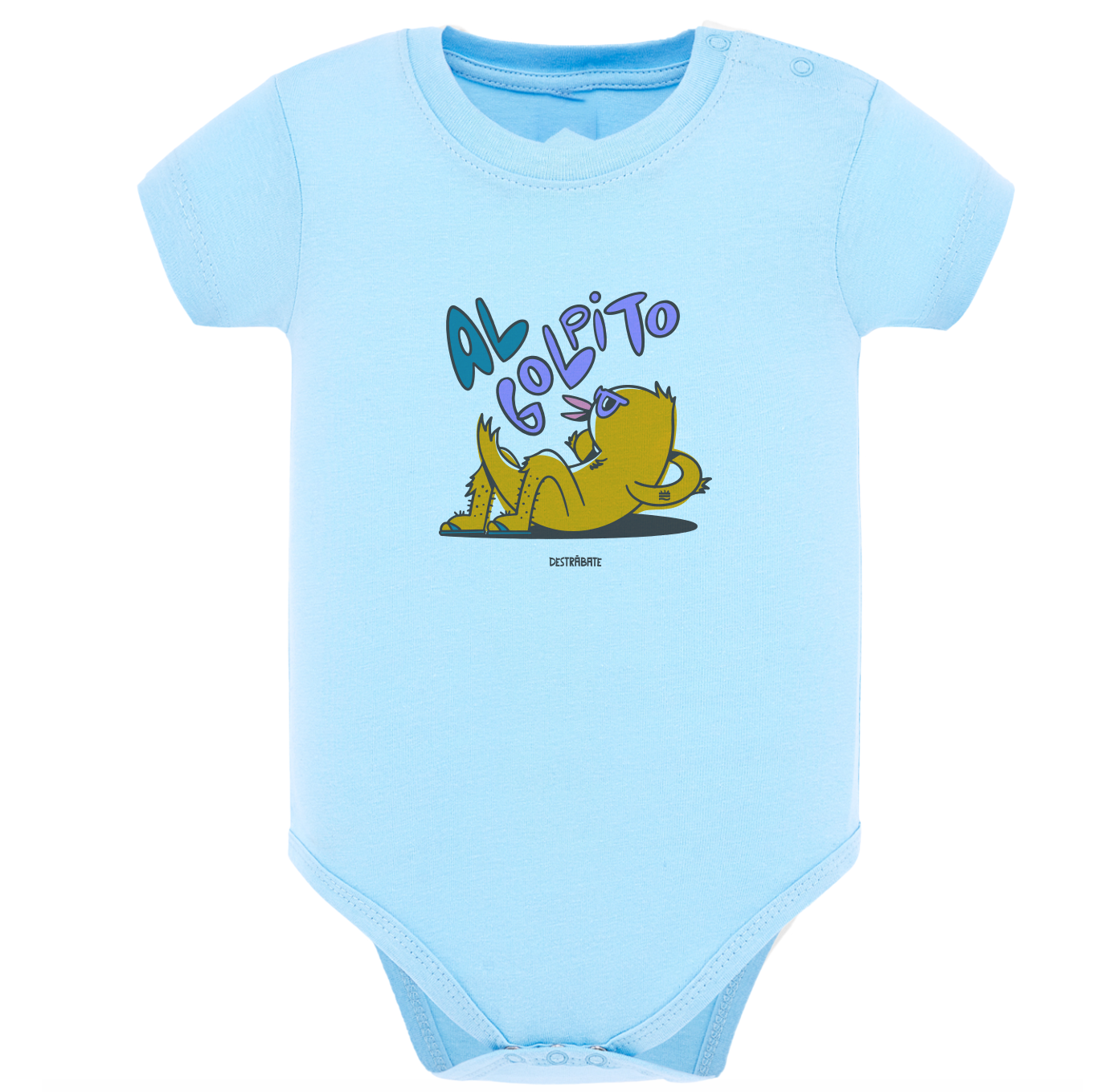 Body de bebé Azul ¨Al golpito¨