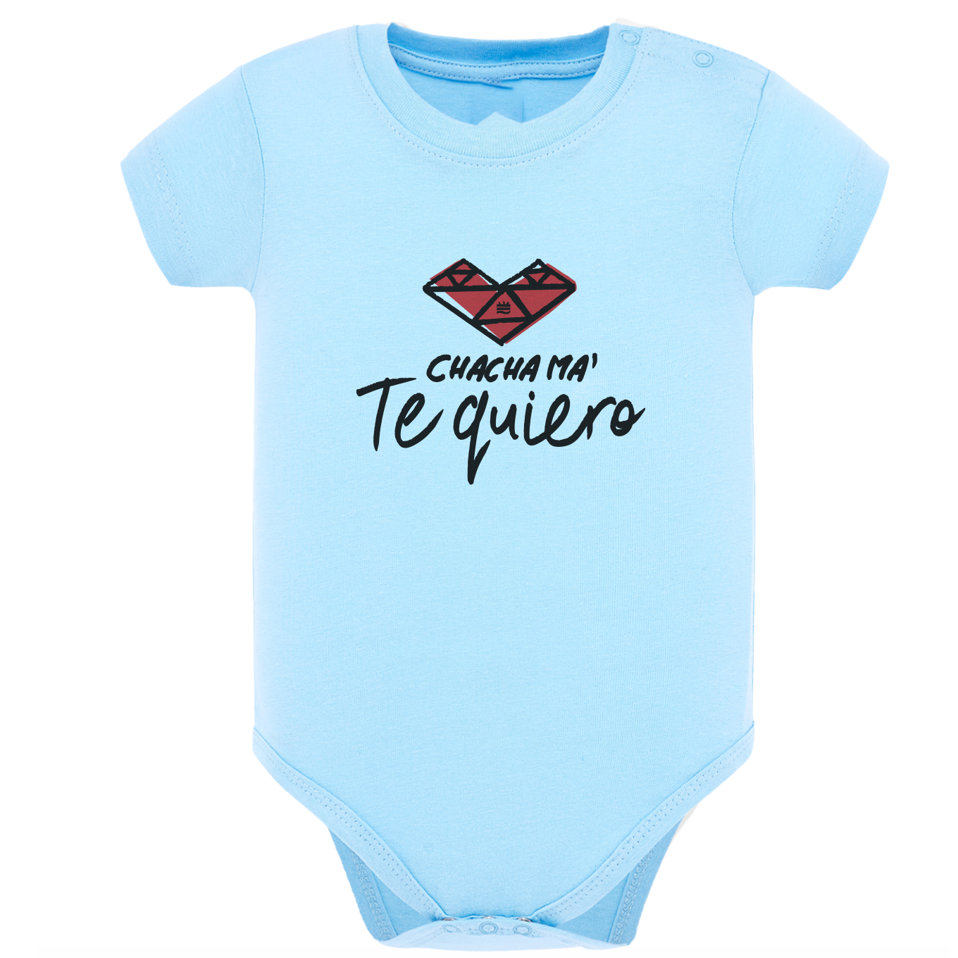 Body de bebé Azul ¨Chacha ma¨