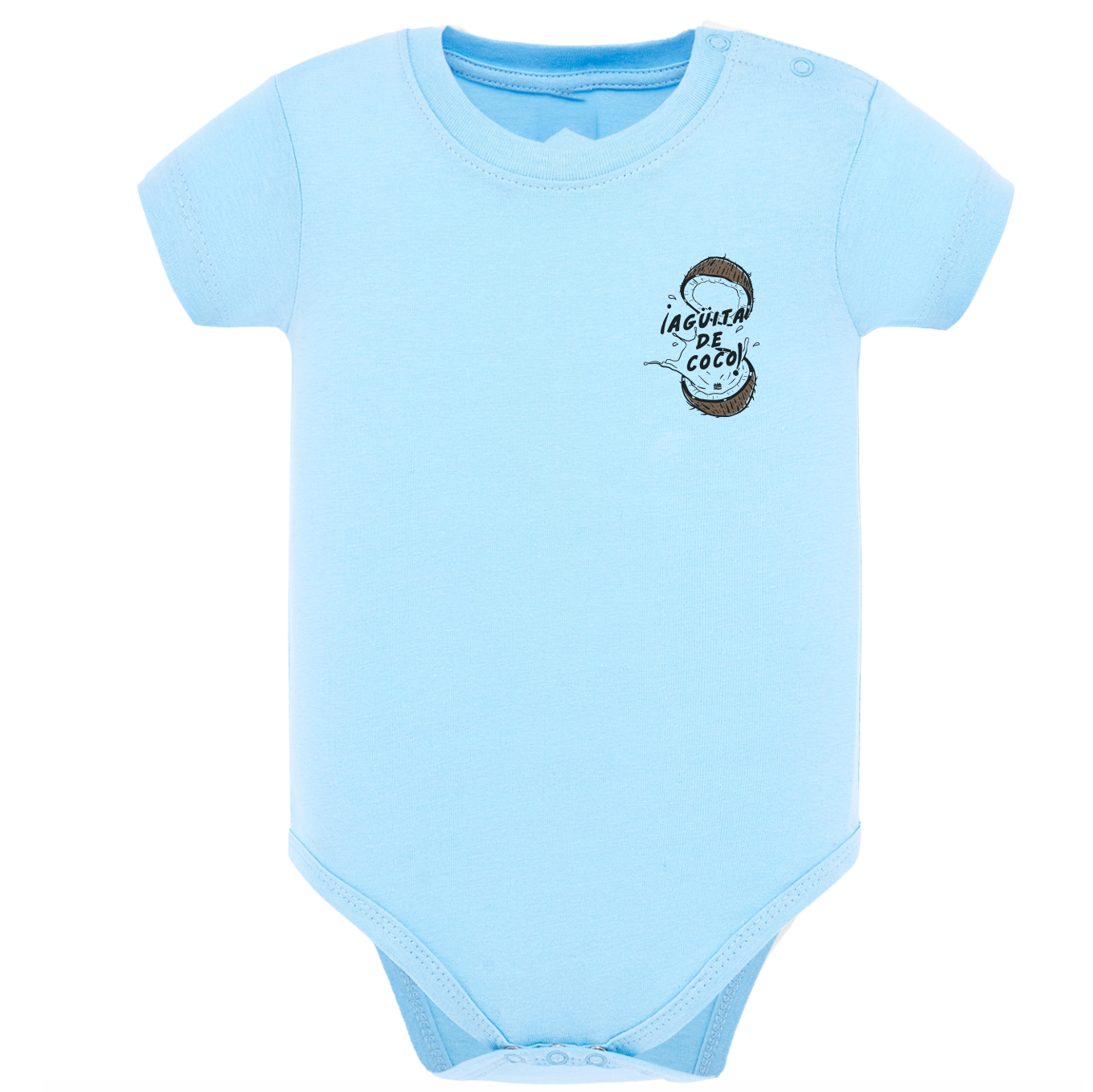 Body de bebé Azul ¨Agüita de coco¨ Opción 2