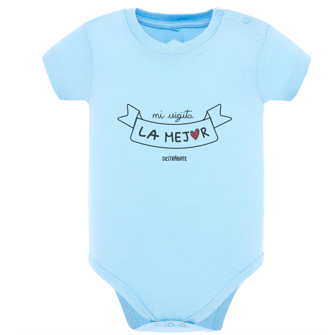Body de bebé Azul ¨Mi viejita, la mejor¨