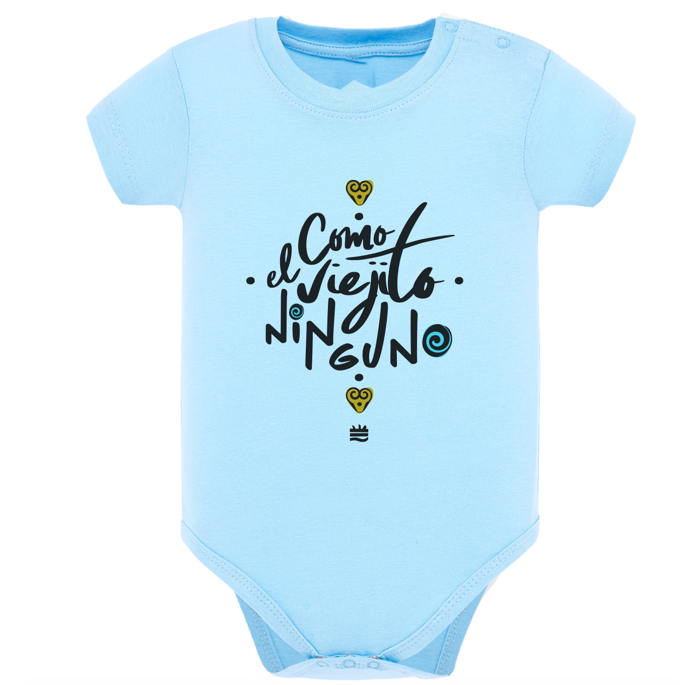 Body de bebé Azul ¨Como el viejito ninguno¨