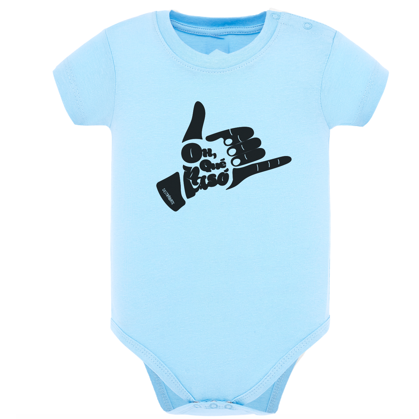Body de bebé Azul ¨Oh, que pasó¨
