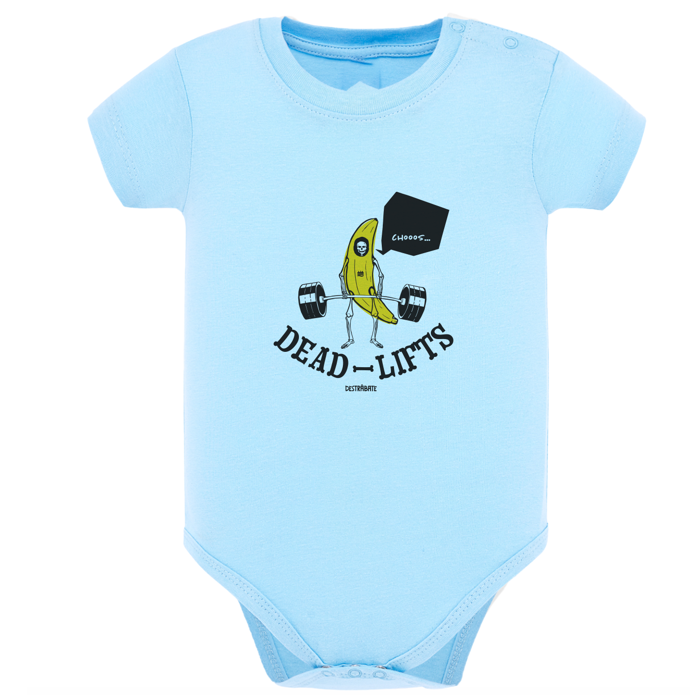 Body de bebé Azul ¨Choss, peso muerto¨