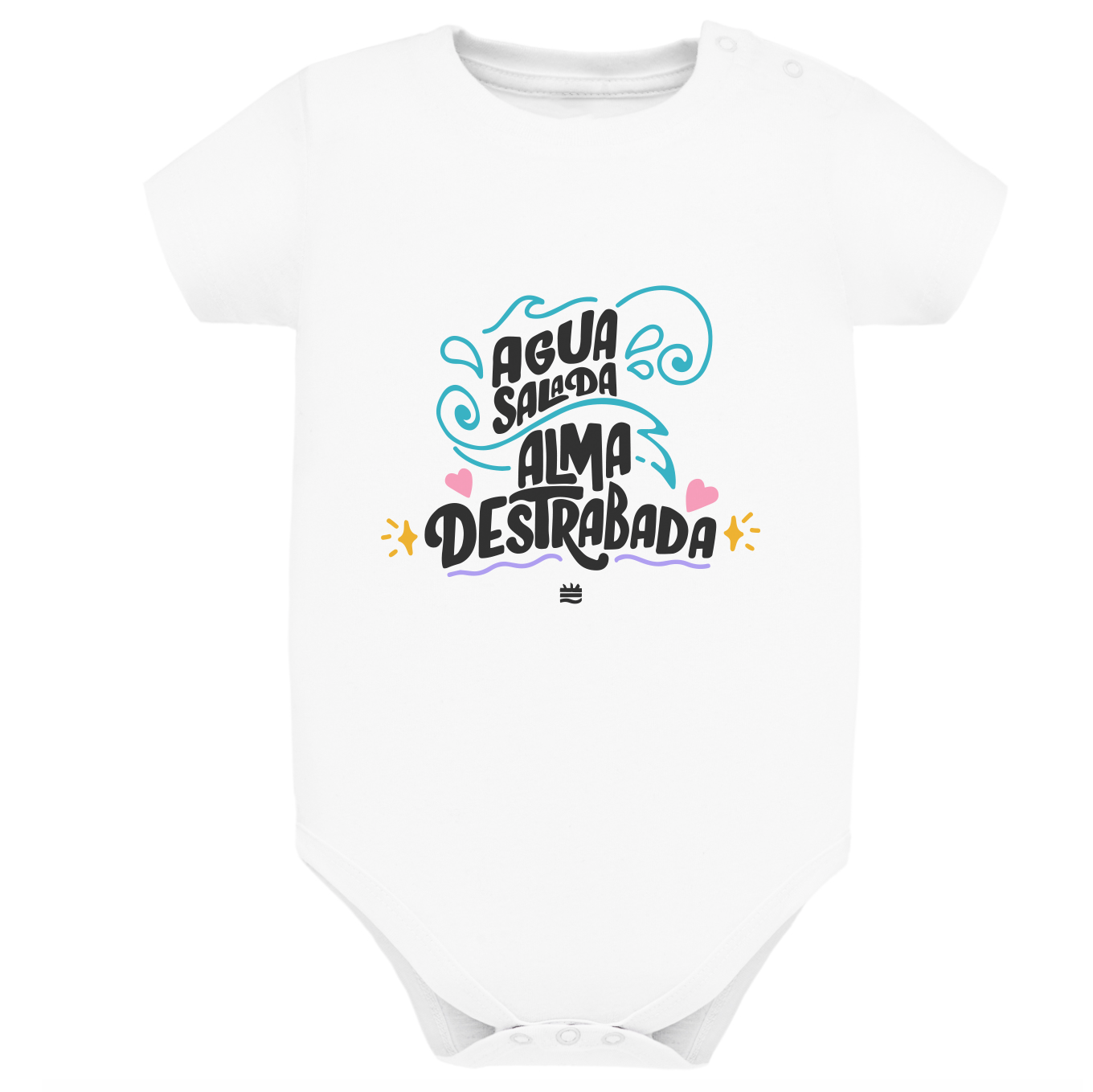 Body de bebé BL ¨Agua salada, alma destrabada¨