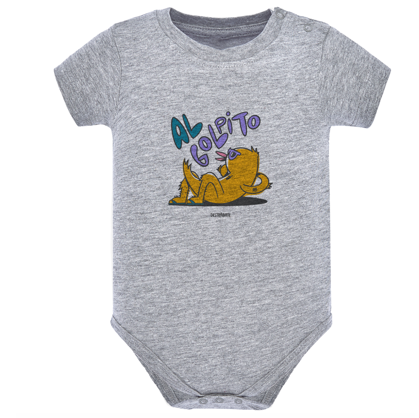 Body de bebé Gris ¨Al golpito¨