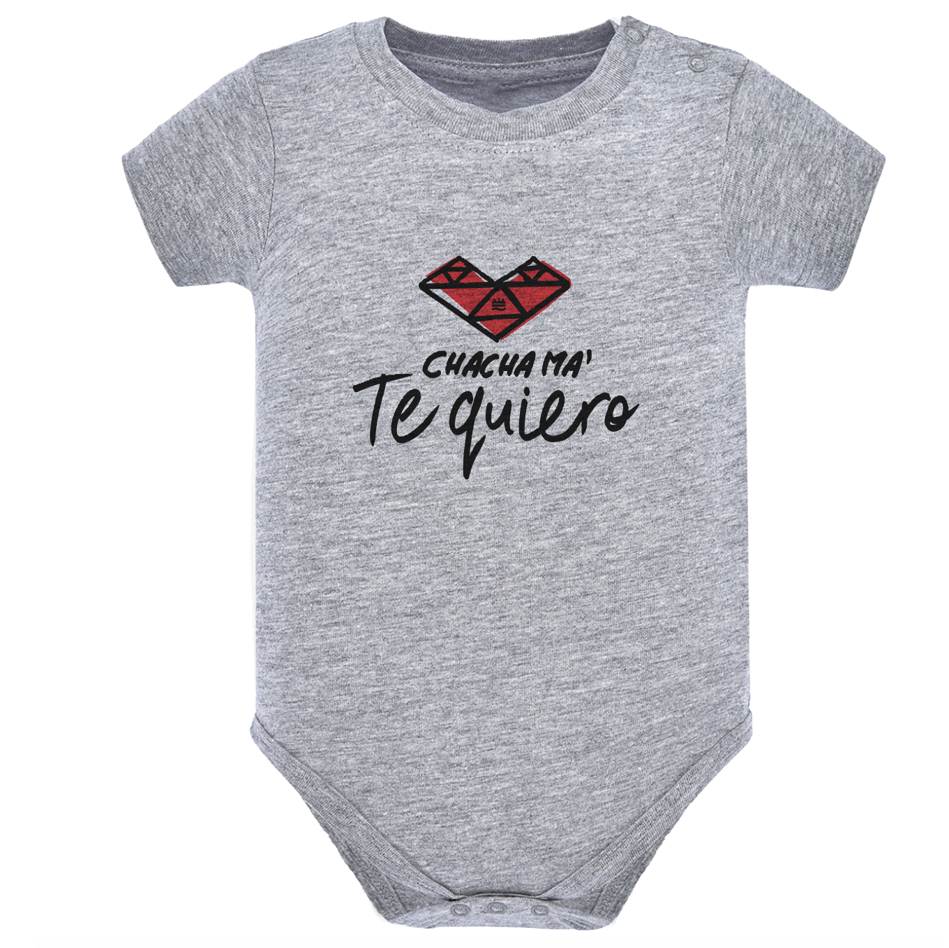 Body de bebé Gris ¨Chacha ma¨