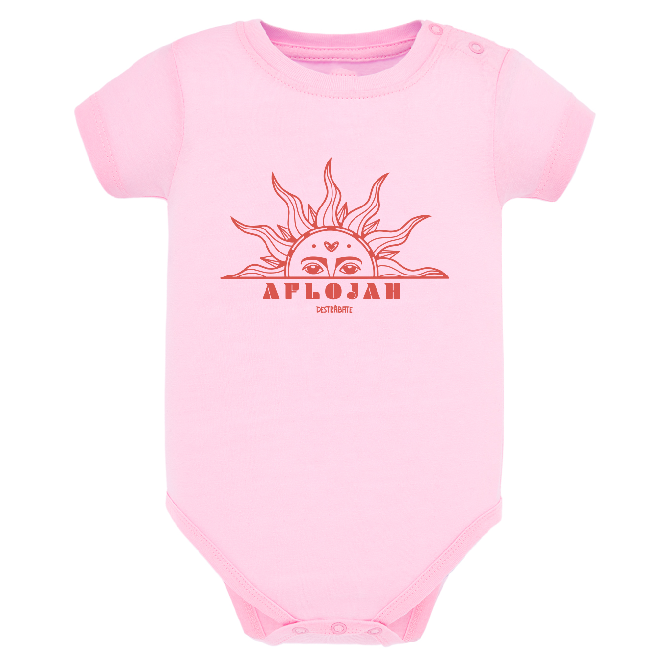 Body de bebé Rosa ¨Aflojah¨ Opción 2
