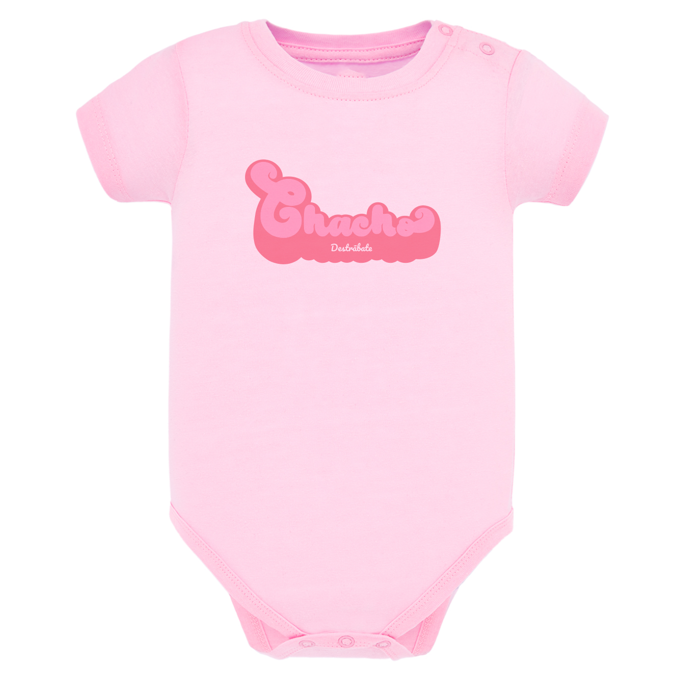 Body de bebé Rosa ¨Chacho¨ Opción 2