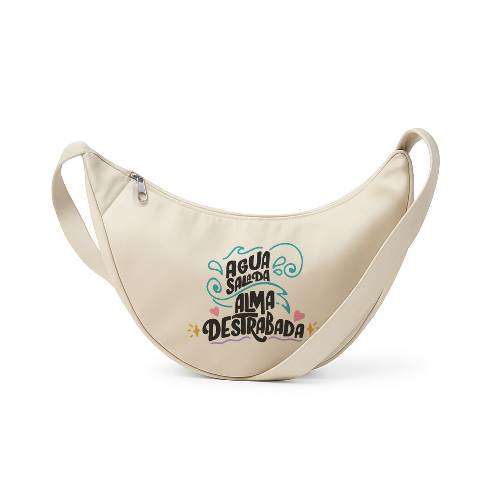 Bolso bandolera BL "Agua salada, alma destrabada"