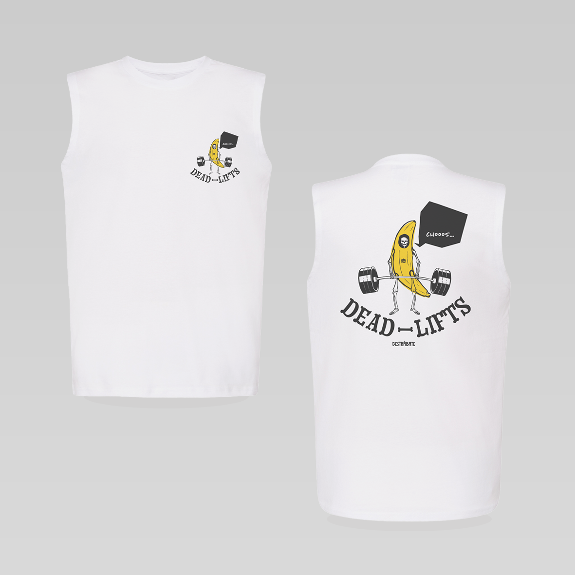 Camiseta regular BL sin manga "Peso muerto" Opción 2