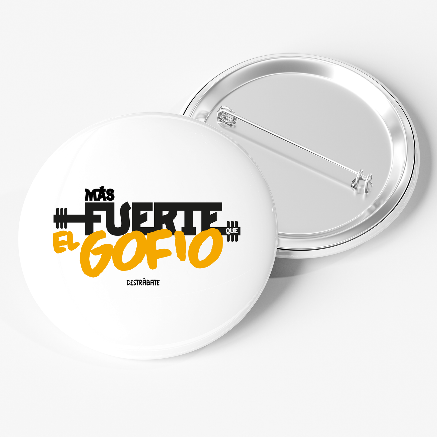 Chapa ''Más fuerte que el gofio''