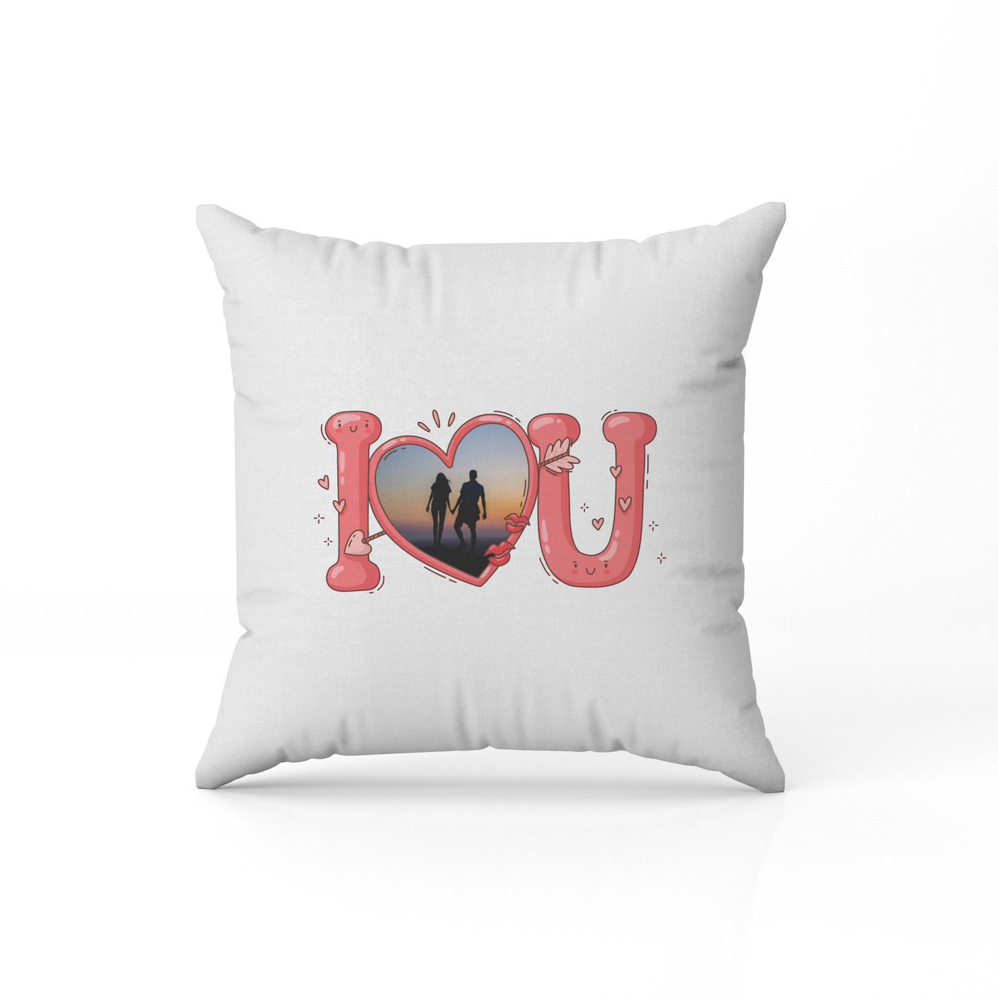 Personaliza tu cojín ILOVEU con tu foto