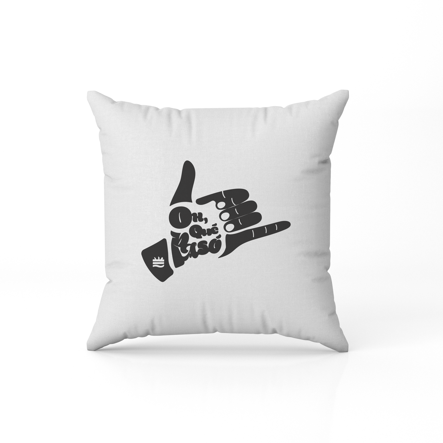 Cojín "Oh, qué pasó"