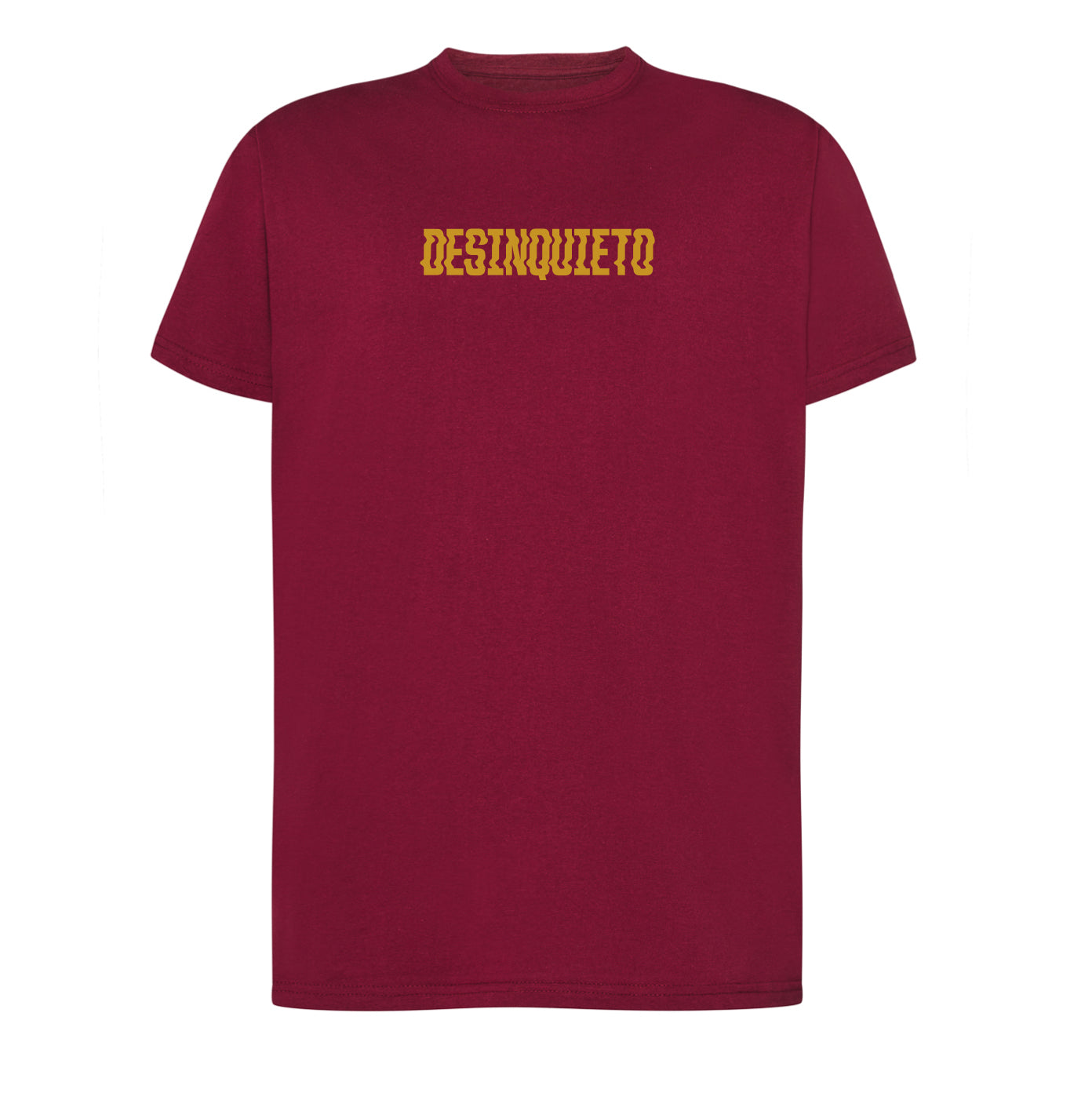 Camiseta Regular Vino "Desinquieto"