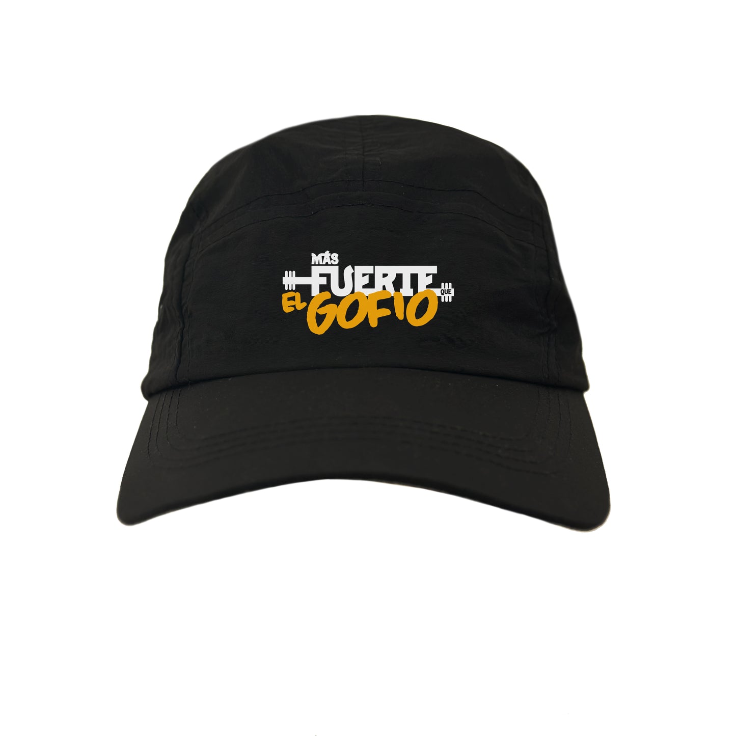 Gorra Negra "Más fuerte que el gofio"