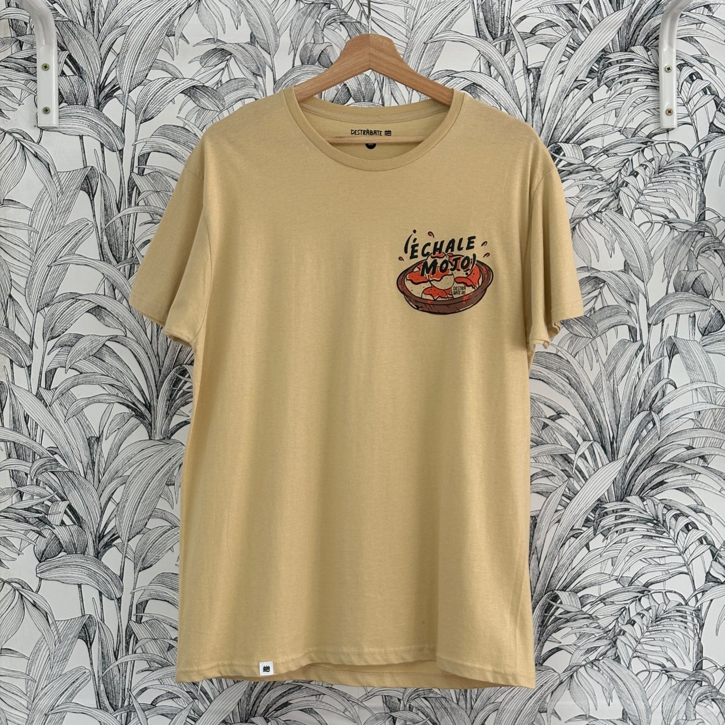 Camiseta beige Talla M ''Échale mojo''