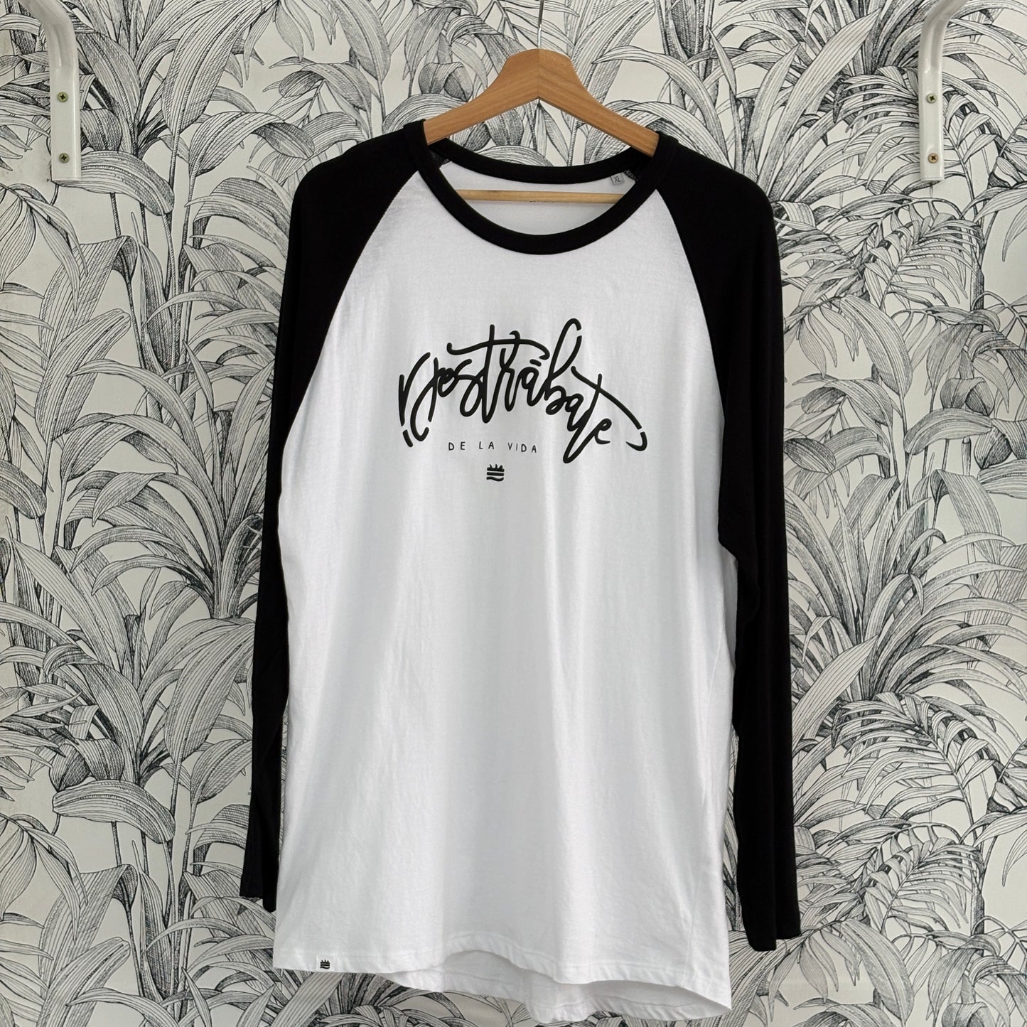 Camiseta manga larga Talla XL bl''Destrábate de la vida''