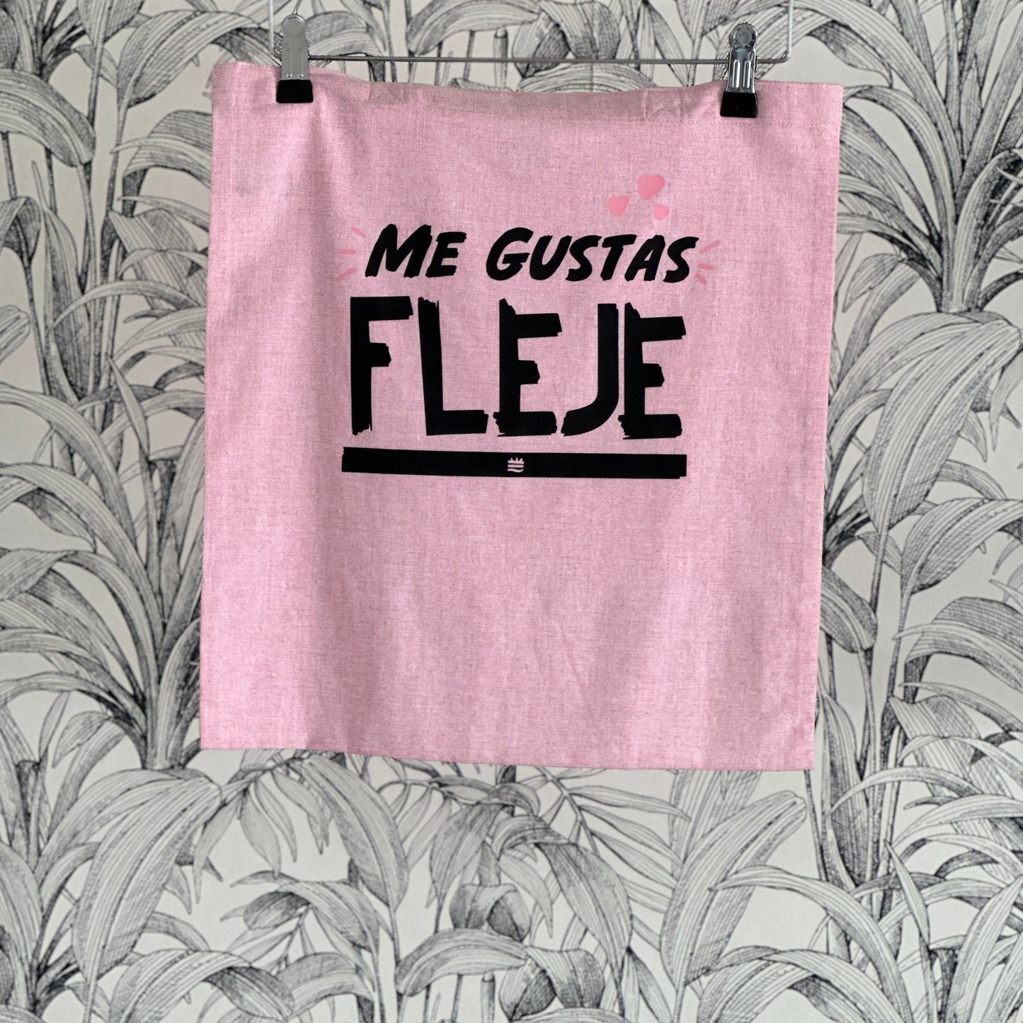 Totebag Me gustas Fleje Rosa