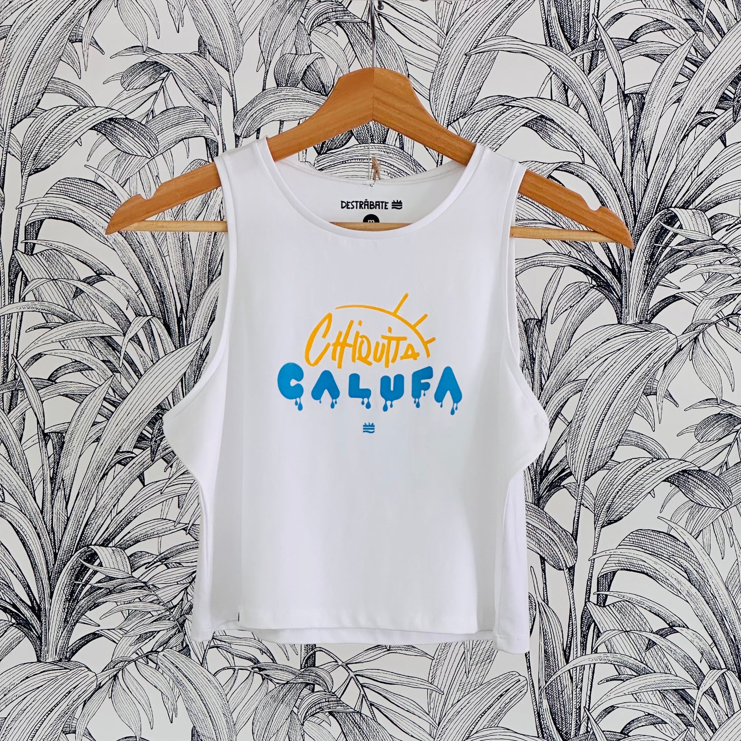 Top sin mangas Talla M BL ''Chiquita Calufa''