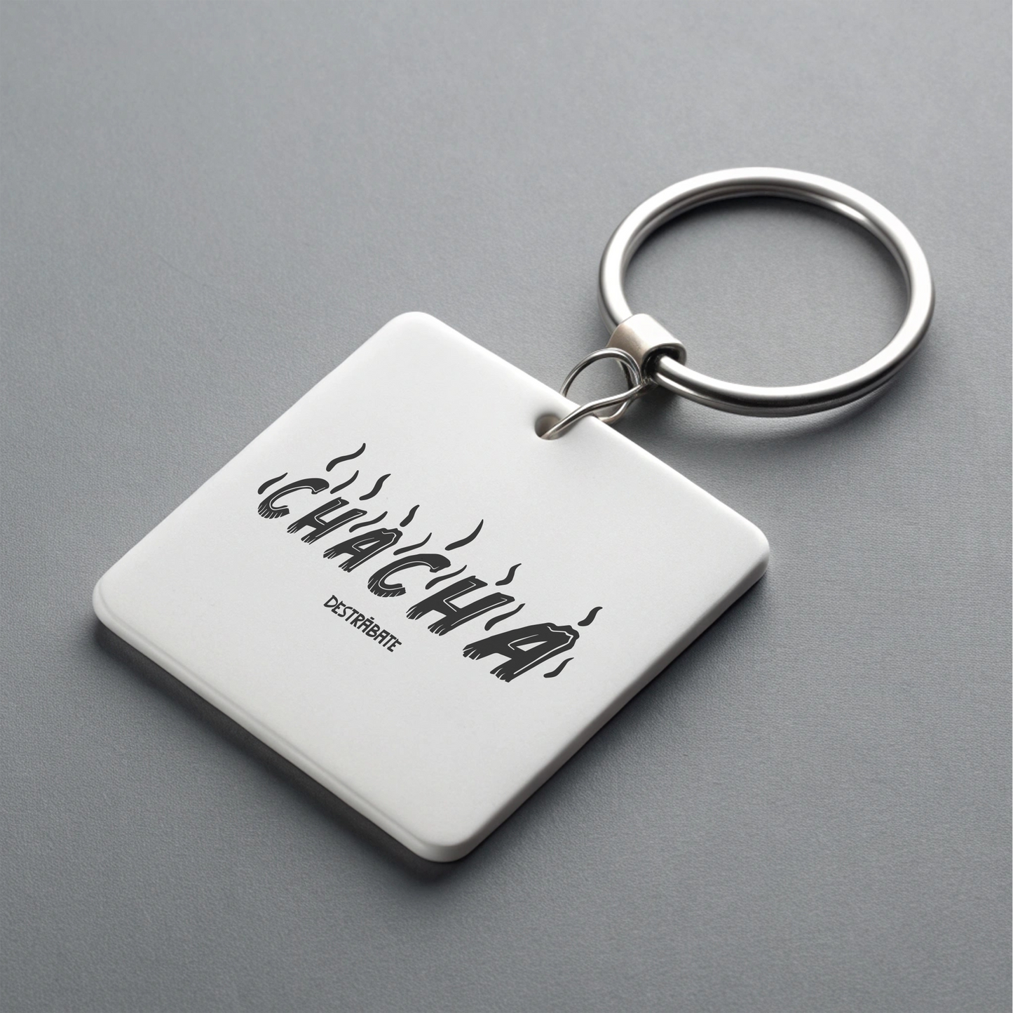 Llavero cuadrado ''Chacha''