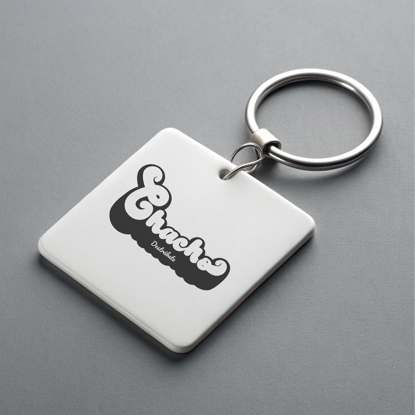 Llavero cuadrado ''Chacho'' Opción 2