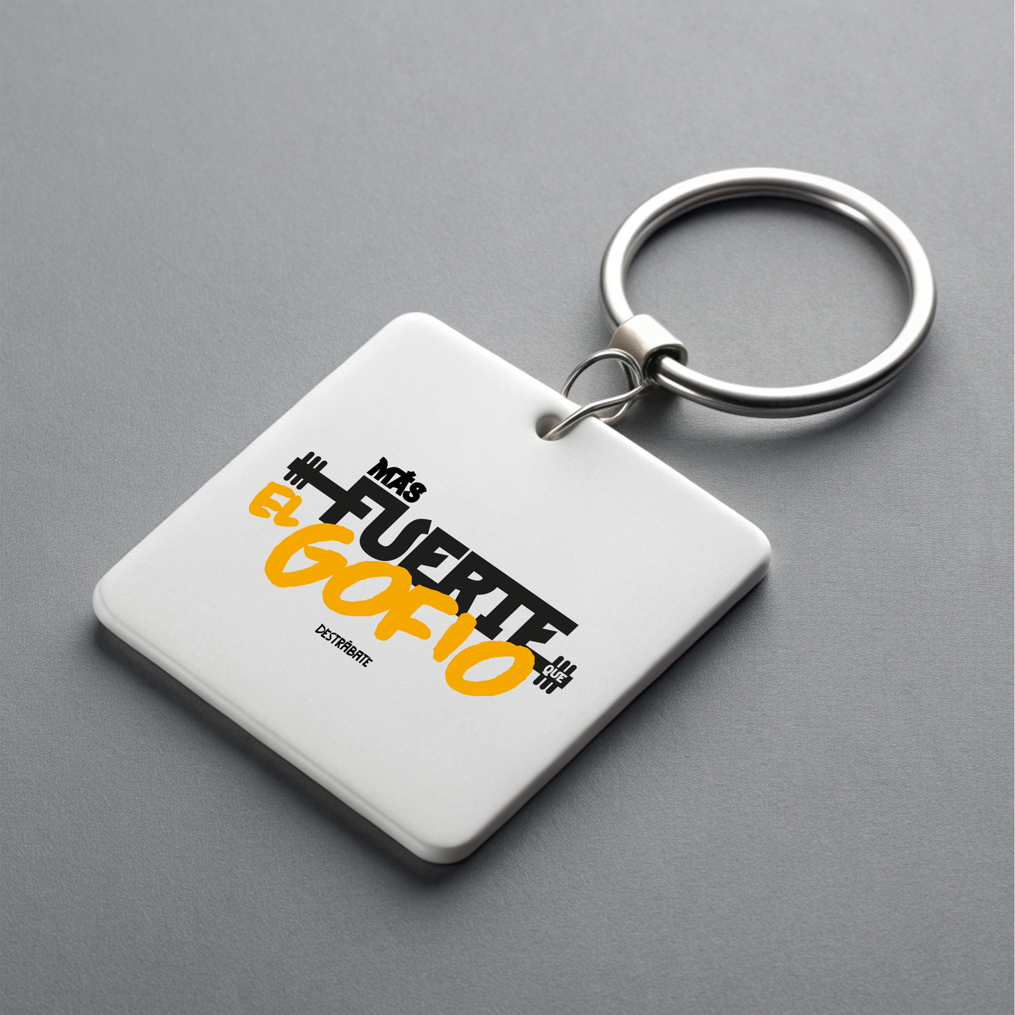 Llavero ''Más fuerte que el gofio''