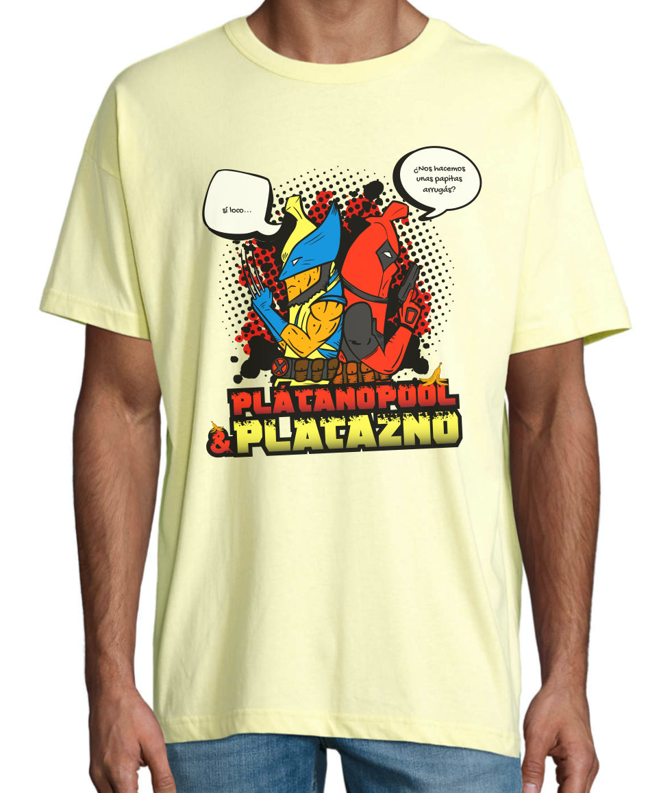 Camiseta oversize ''Plátanopool''
