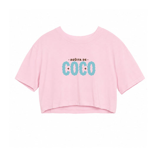 Top Rosa "Agüita de coco" Nuevo