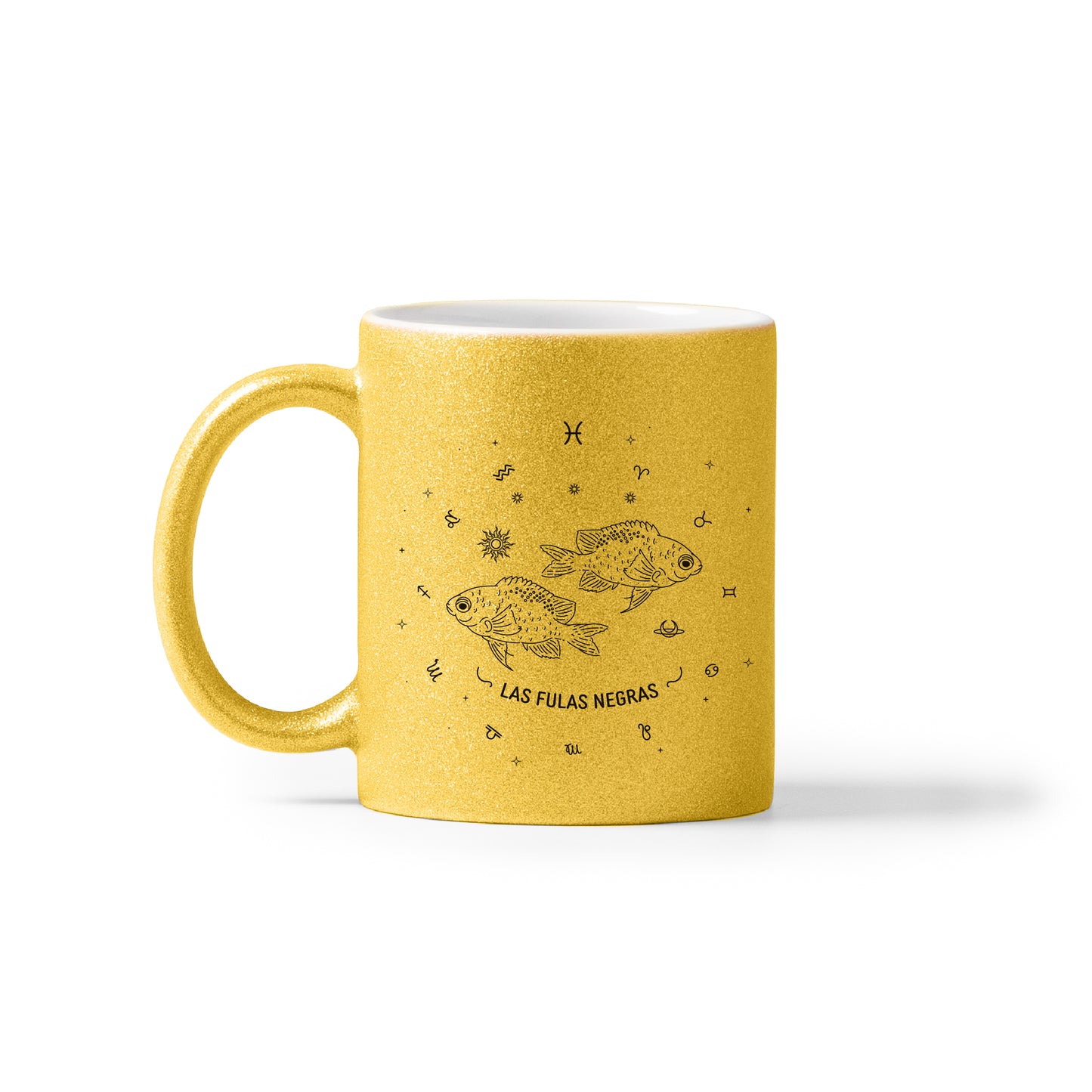 Taza Dorada Horóscopo Canario "Las Fulas Negras" (Piscis)