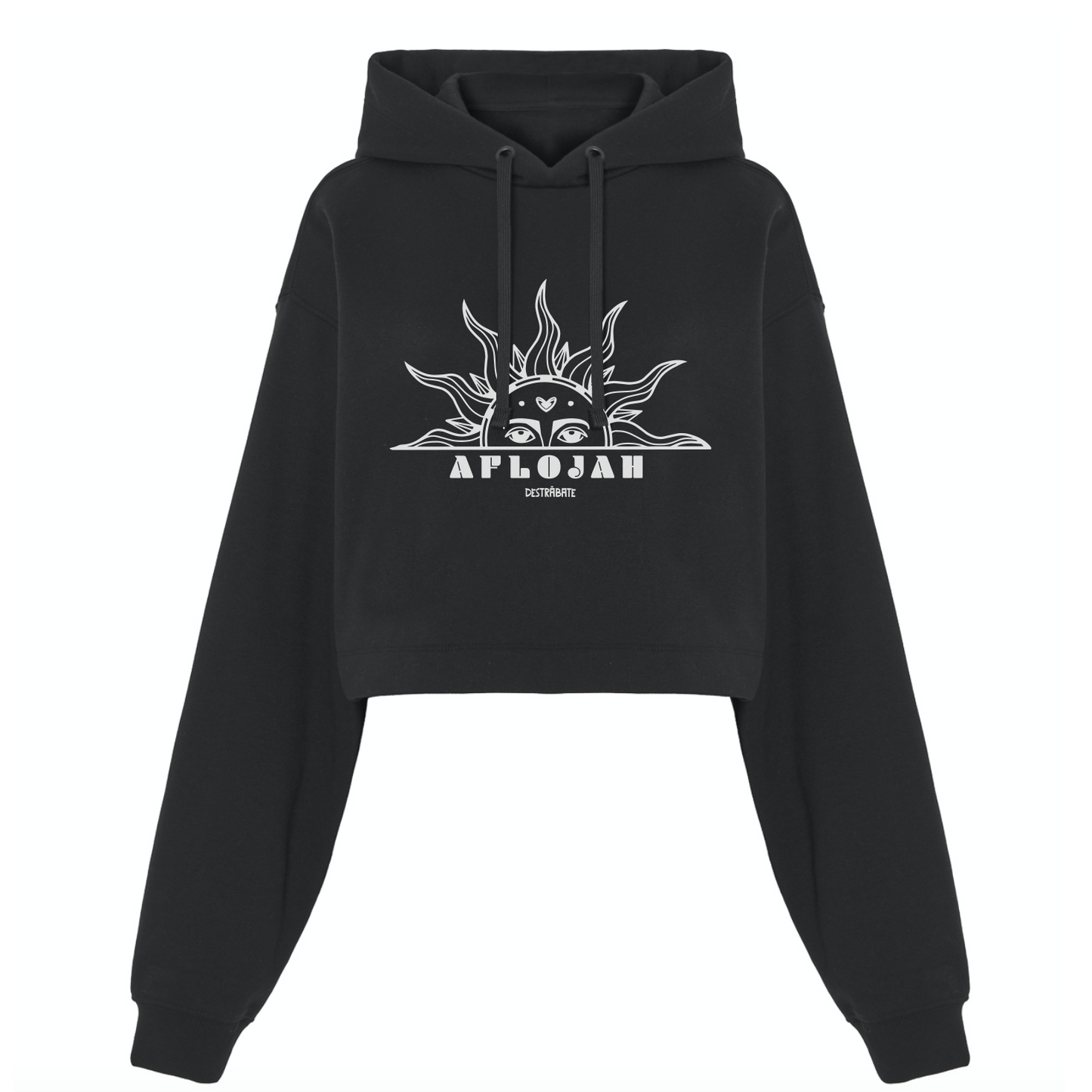 Sudadera Crop NG "Aflojah"