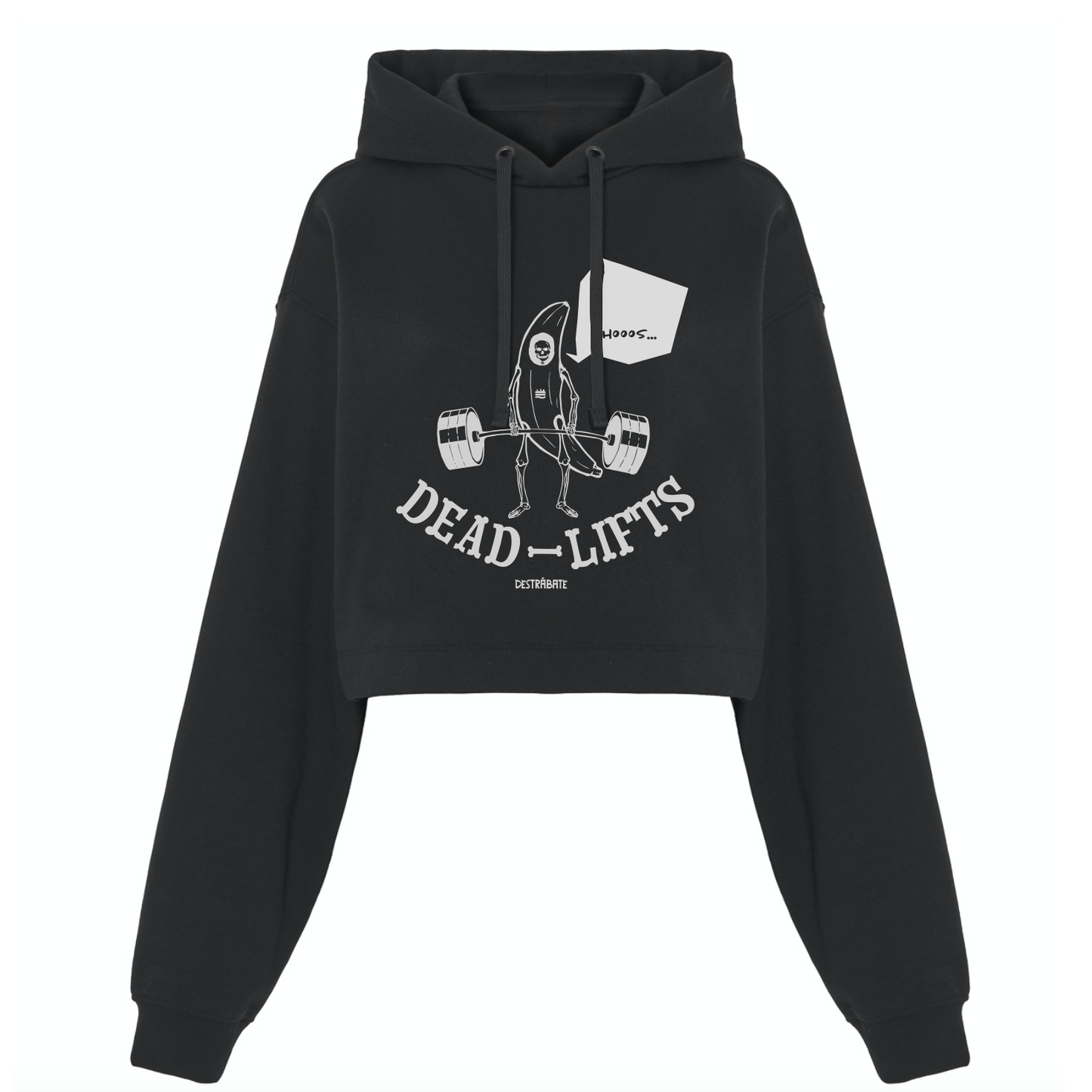 Sudadera Crop NG "Choss, peso muerto"