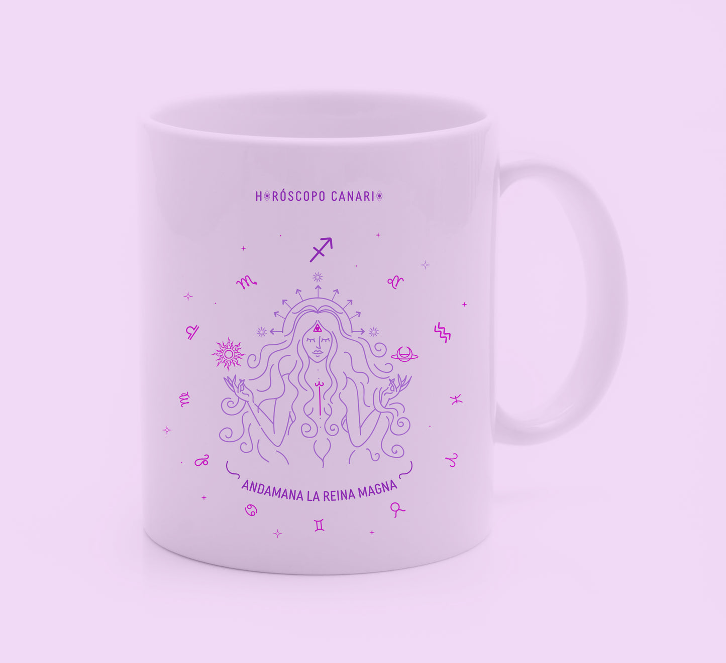 Taza BL Horóscopo Canario "Andamana la reina Magna" (Sagitario)