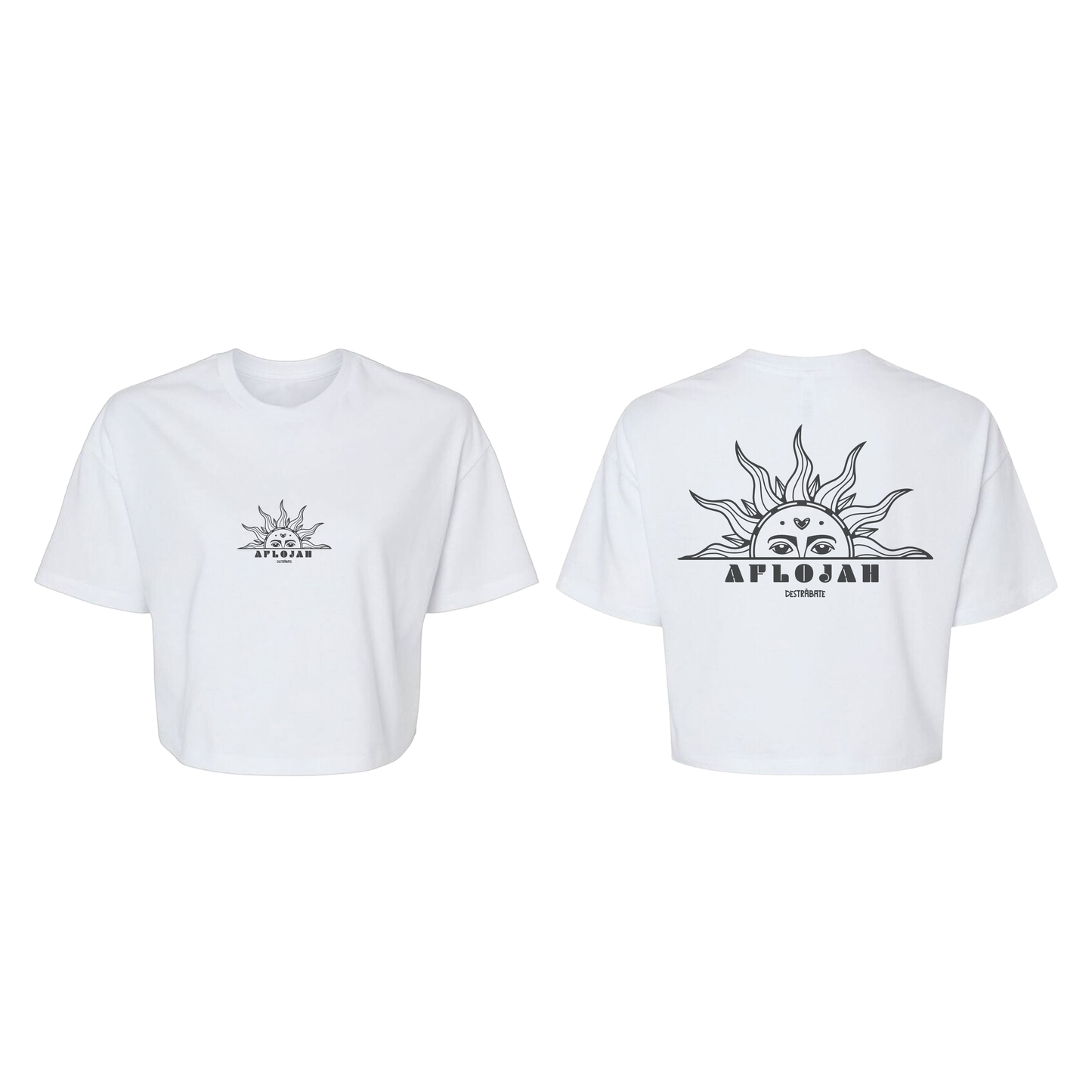 Top regular blanco ''Aflojah''