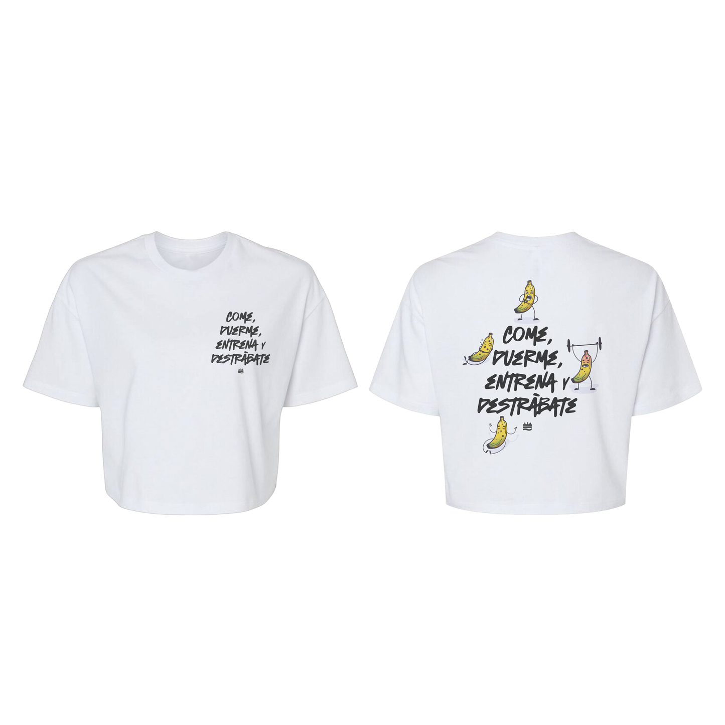 Top regular bl ''Come, duerme, entrena y Destrábate''