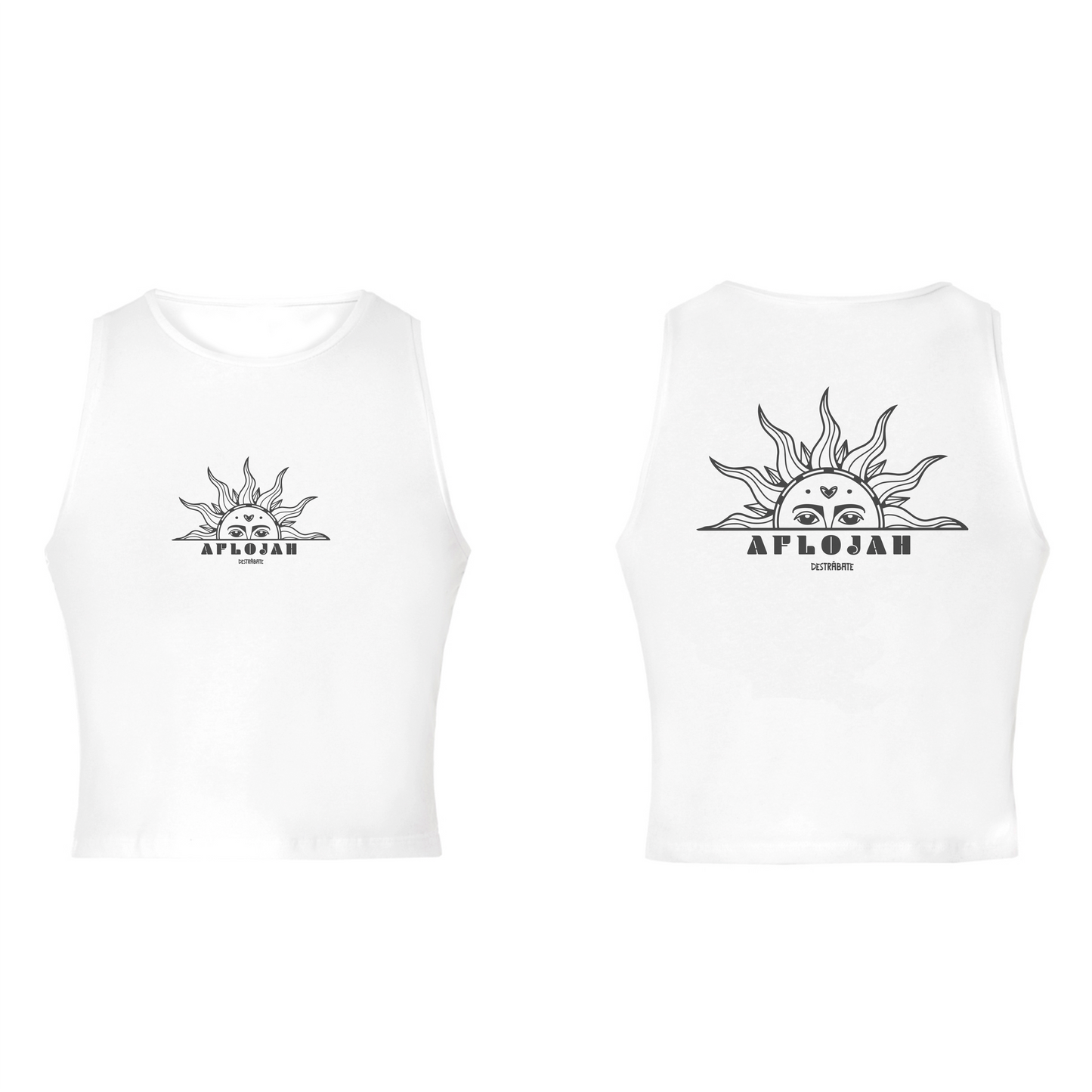 Top sin mangas bl "Aflojah"