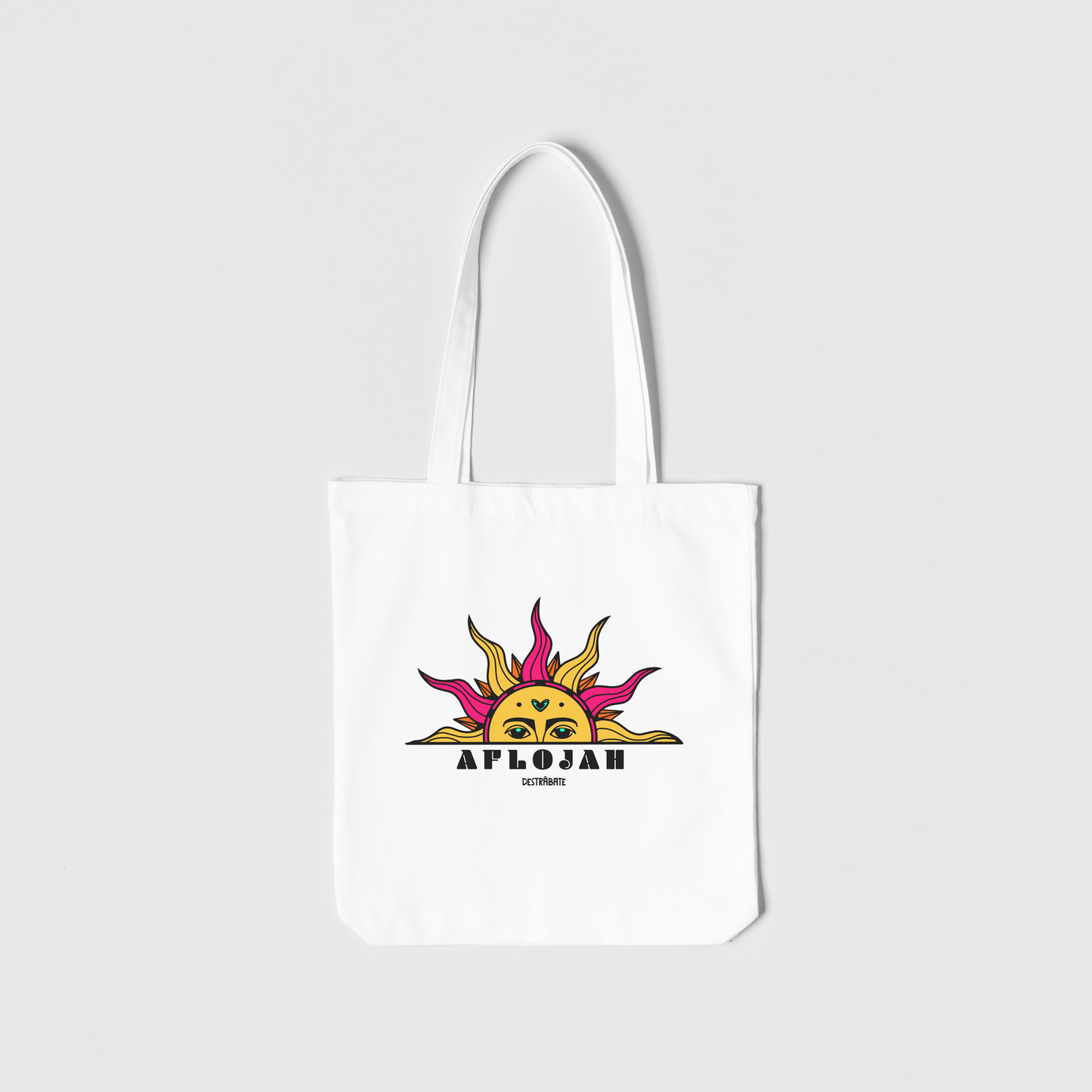 Totebag blanca ''Aflojah''
