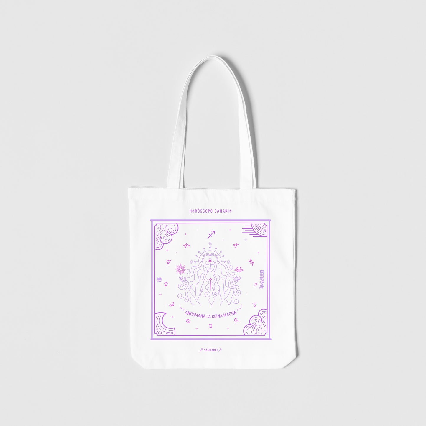 Totebag BL Horóscopo Canario "Andamana la reina Magna" (Sagitario)