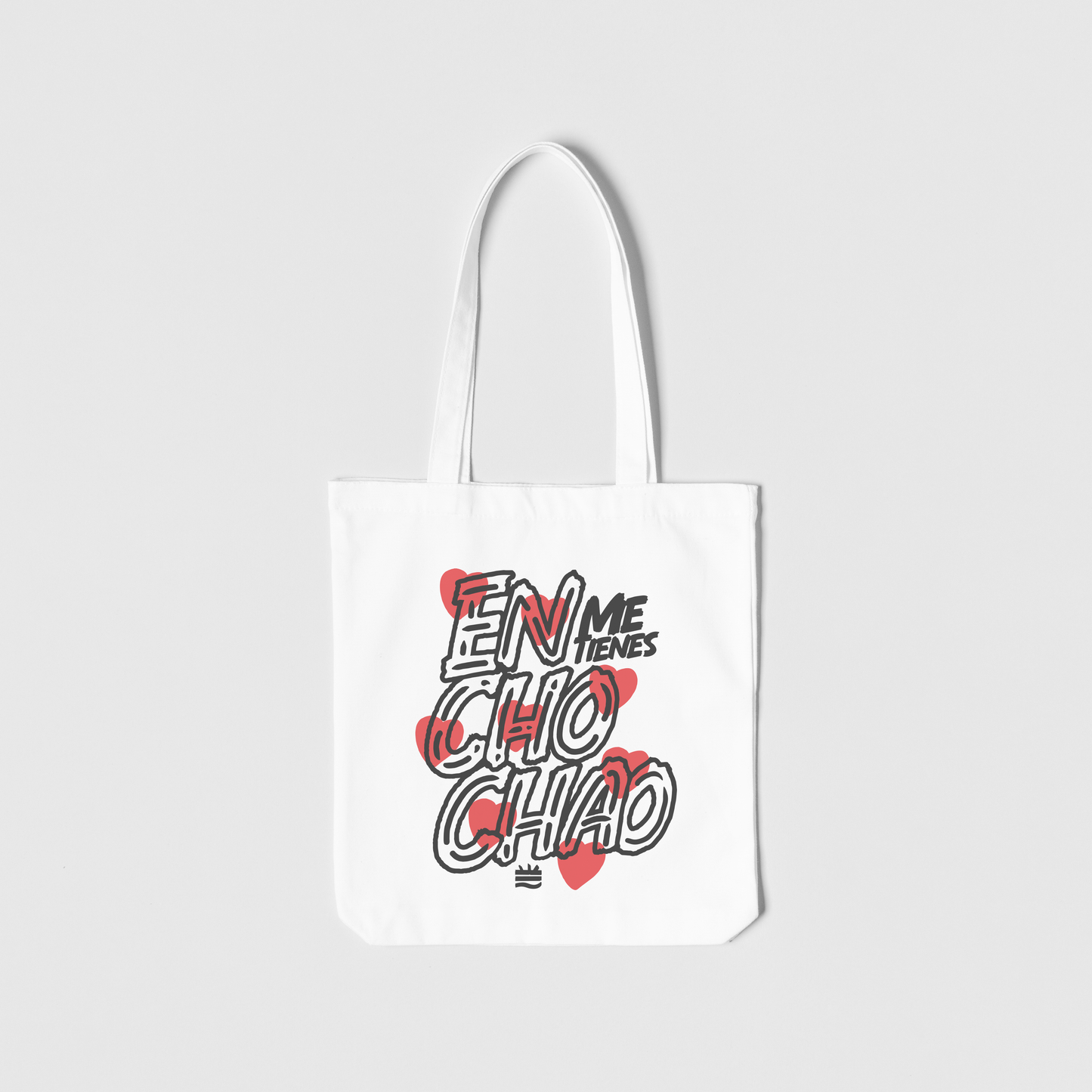 Totebag blanca ''Me tienes enchochao"