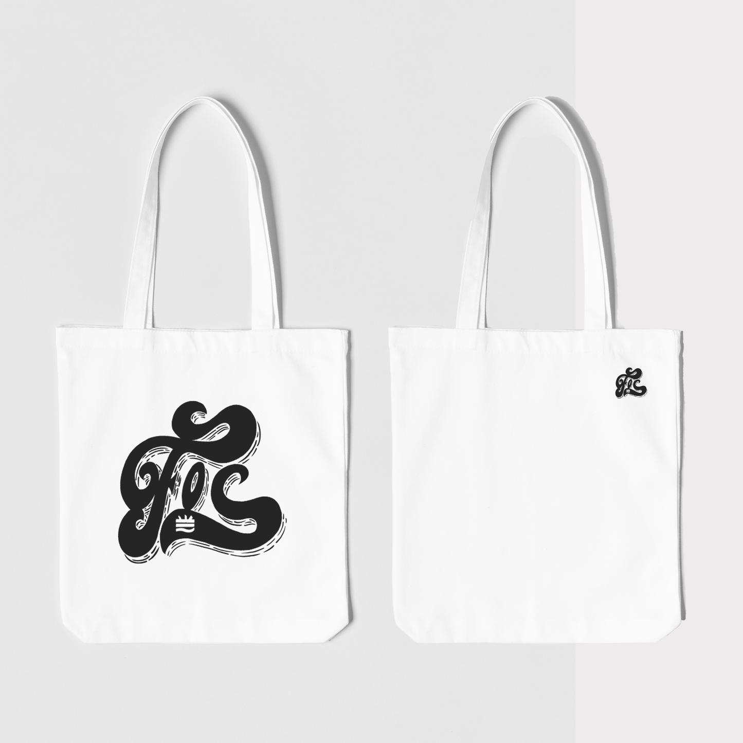 Totebag blanca ''Fos" Opción 2