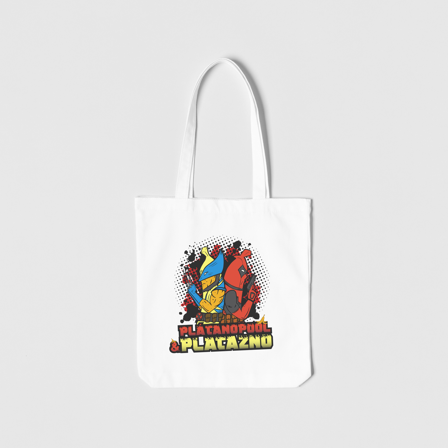 Totebag blanca ''platanopool"