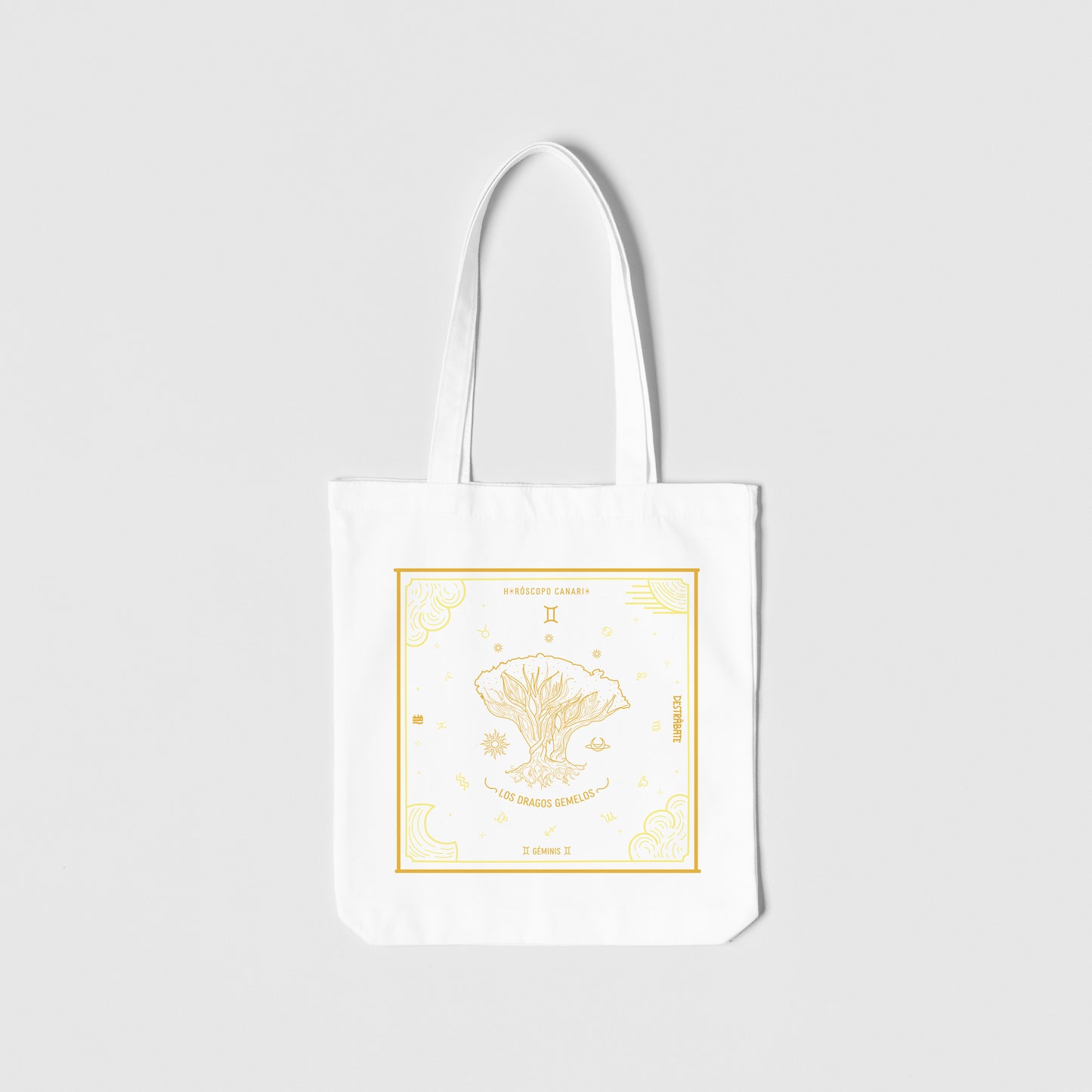 Totebag BL Horóscopo Canario "Los Dragos Gemelos" (Géminis)