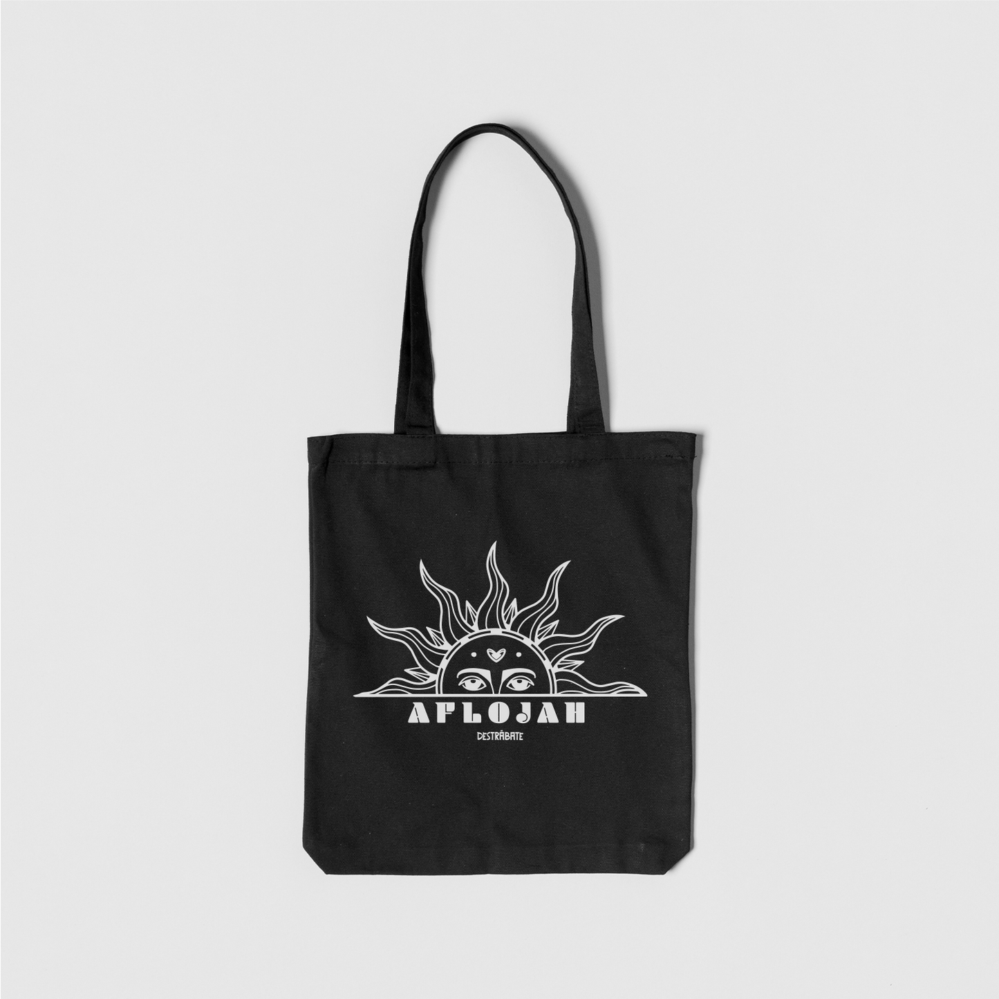 Totebag negra ''Aflojah''
