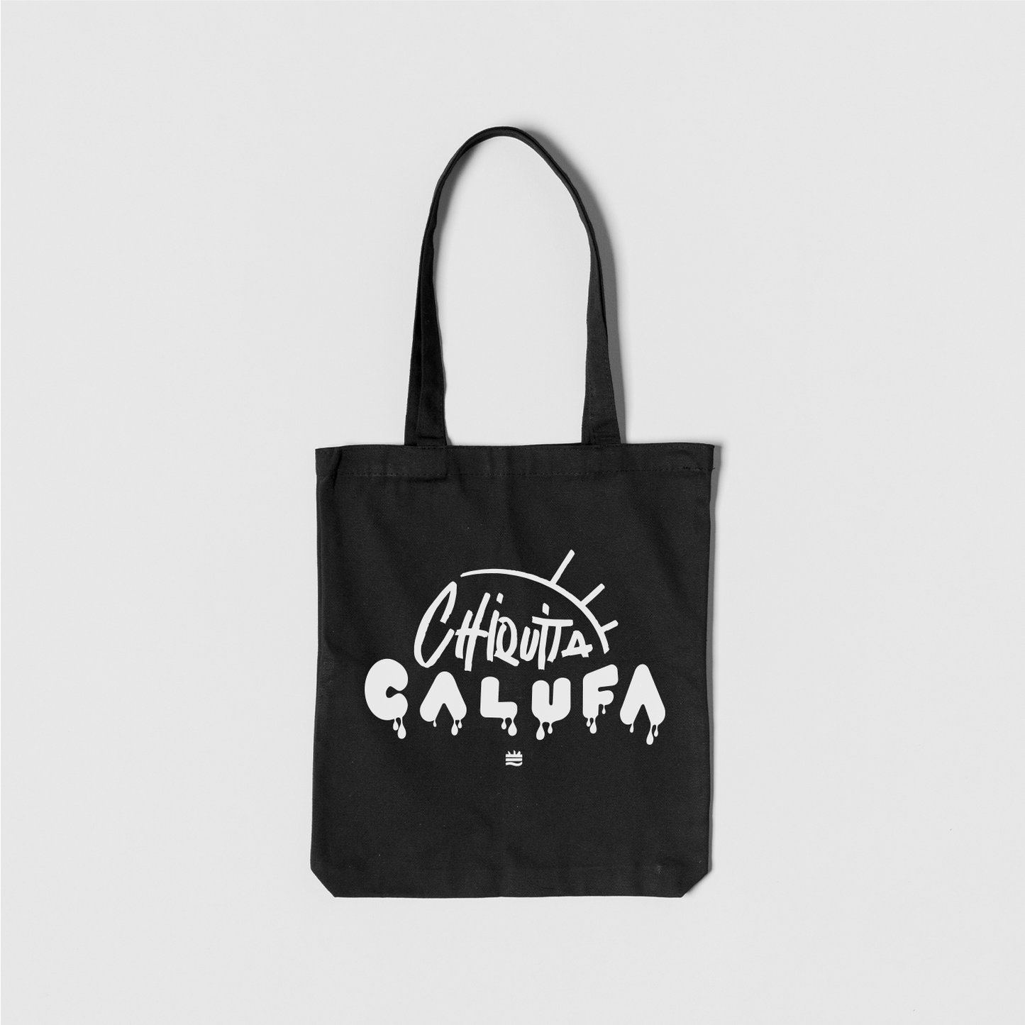 Totebag negro ''Chiquita calufa"