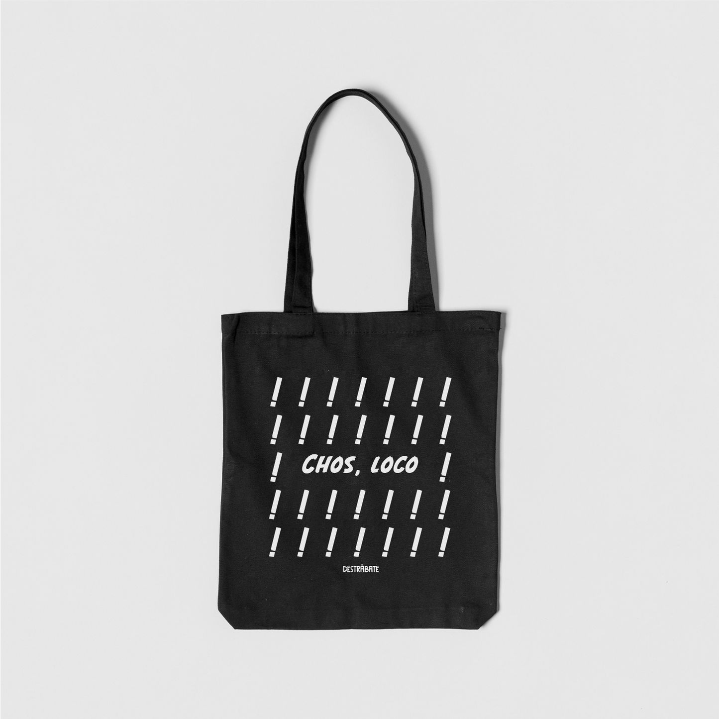 Totebag negra ''Chos, loco''