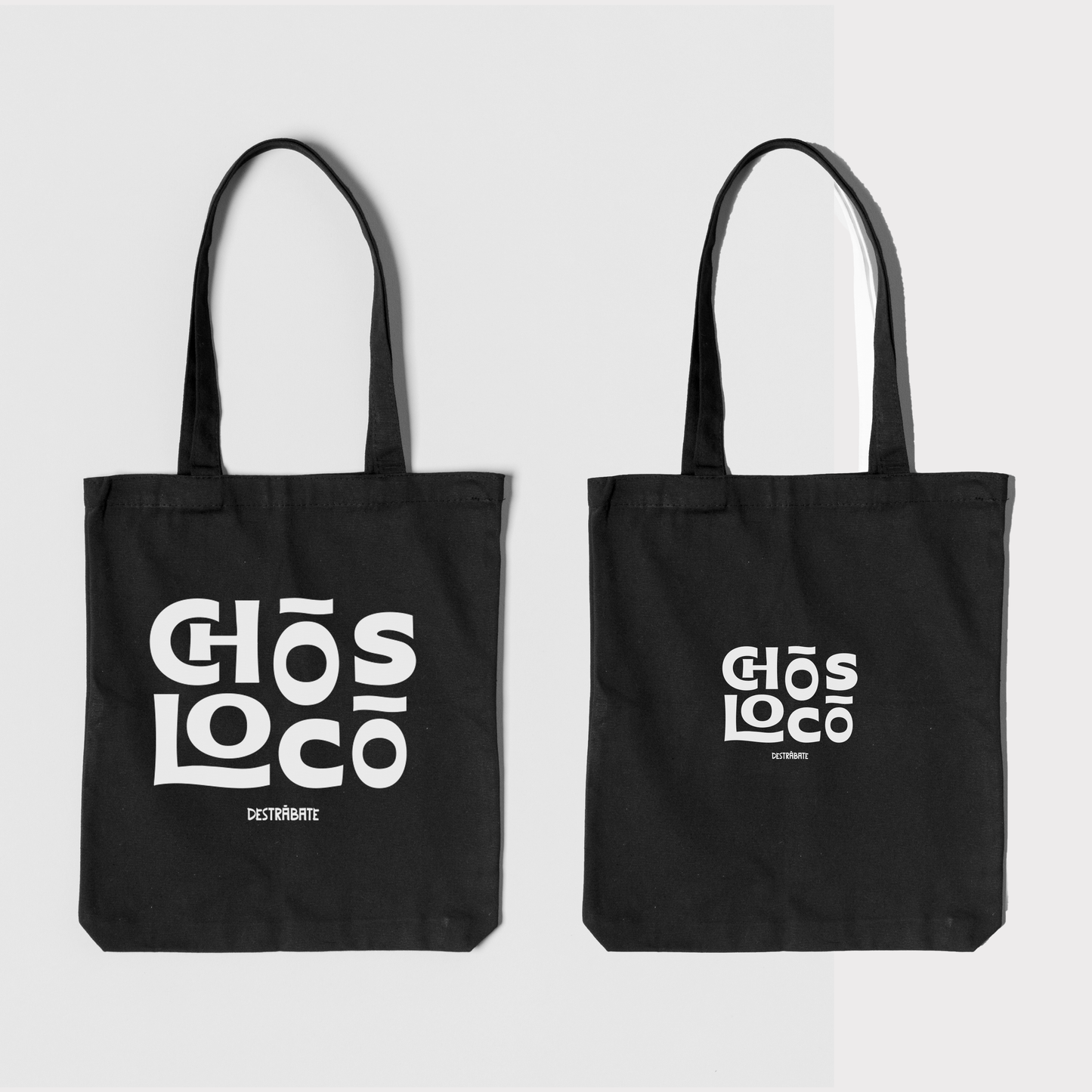 Totebag negra ''Chos loco"